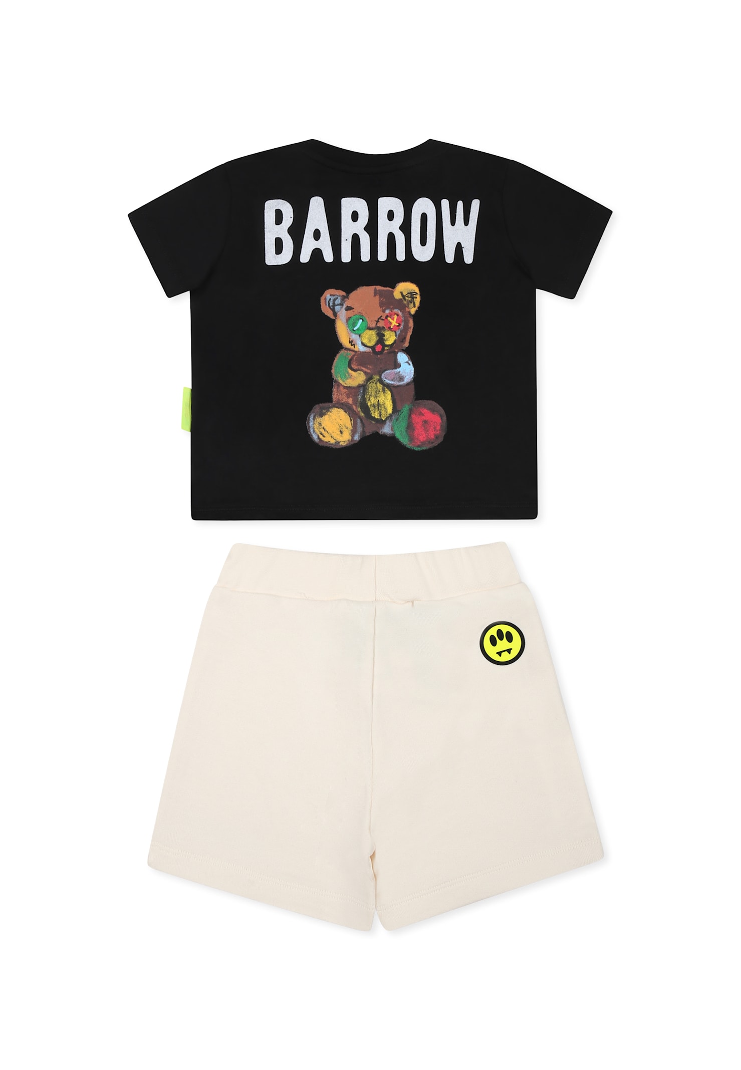 Barrow Multicolor Suit For Babykids With Bear Print In Multicolor