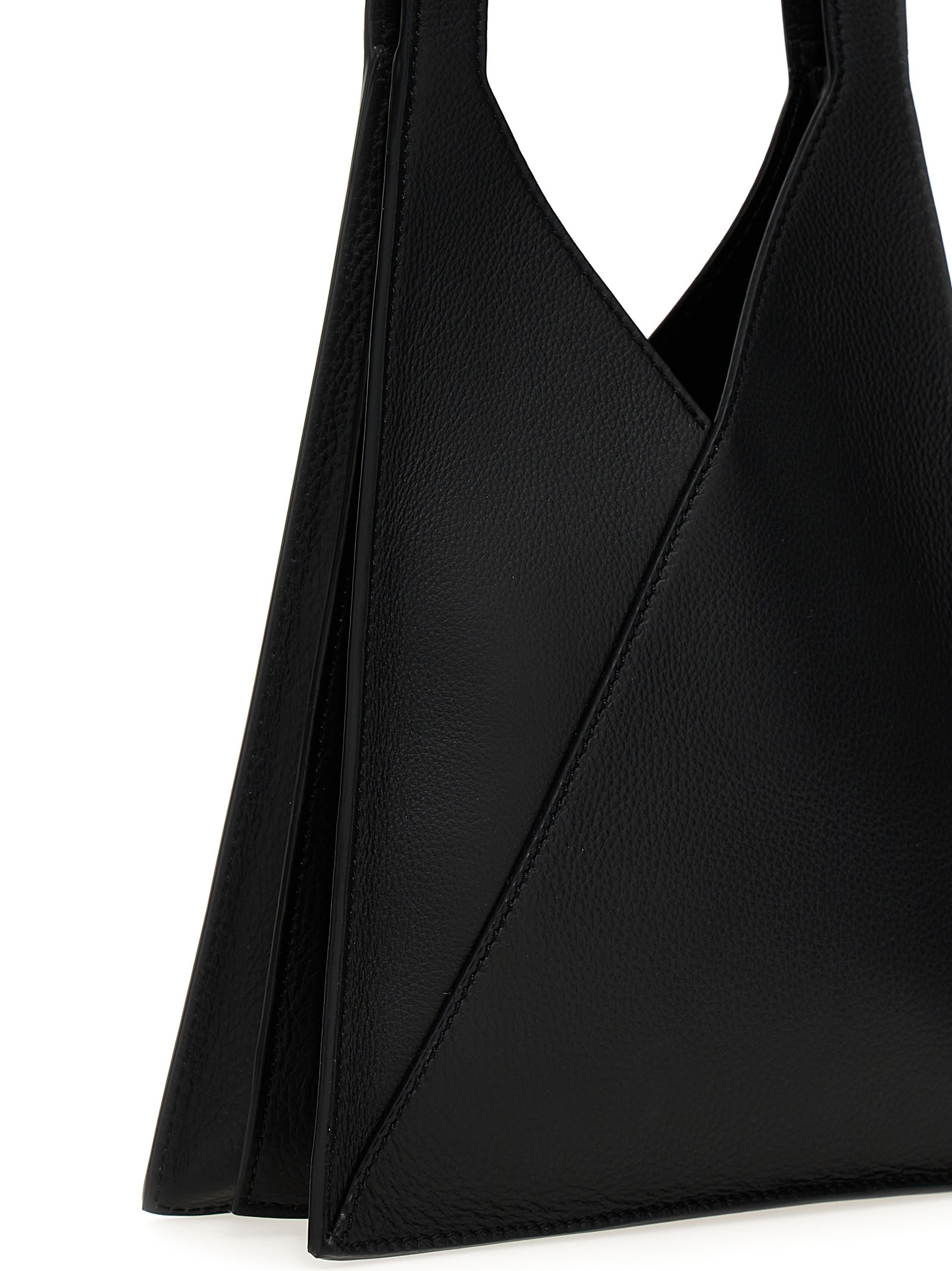 Shop Maison Margiela Accordion Japanese Shoulder Bag In Black