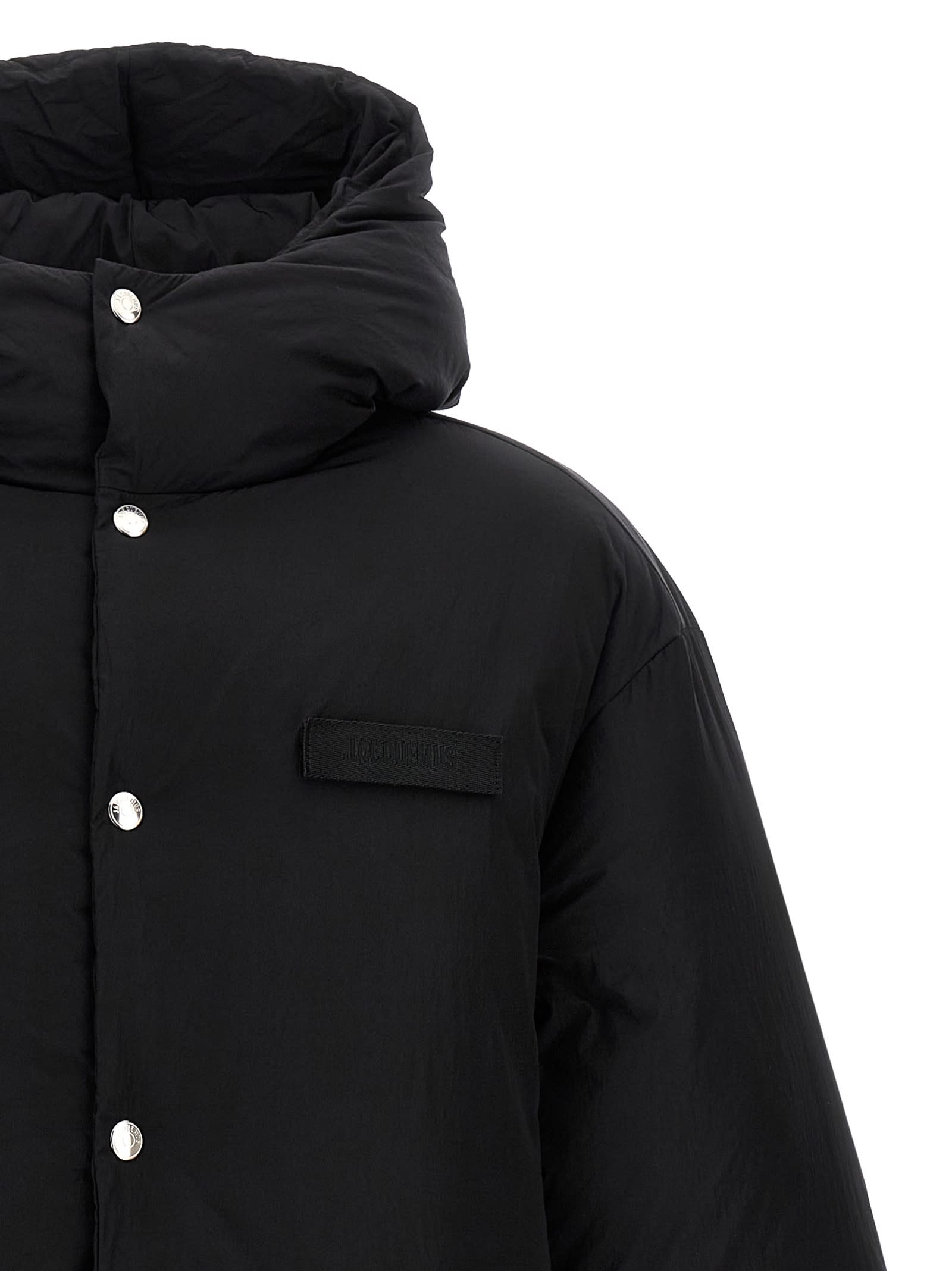 Jacquemus La Doudoune Down Jacket In Black
