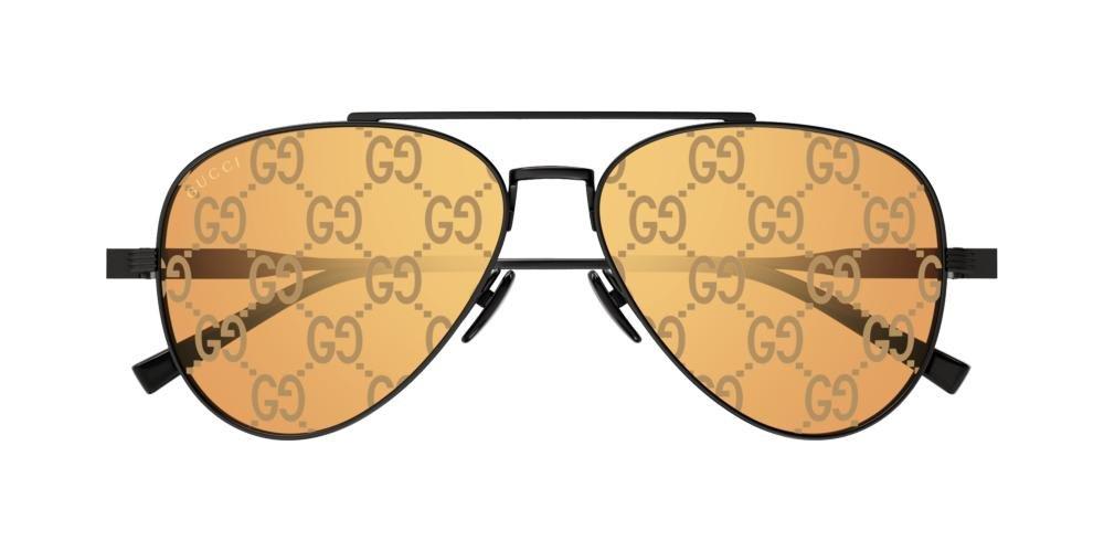 Gucci Aviator Sunglasses In Yellow