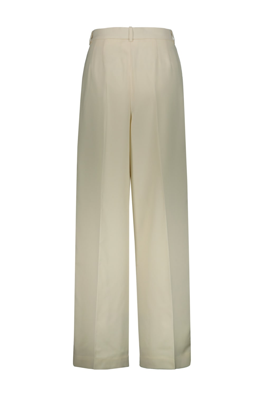 Shop Wardrobe.nyc Low Rise Tuxedo Trousers In Offwht White