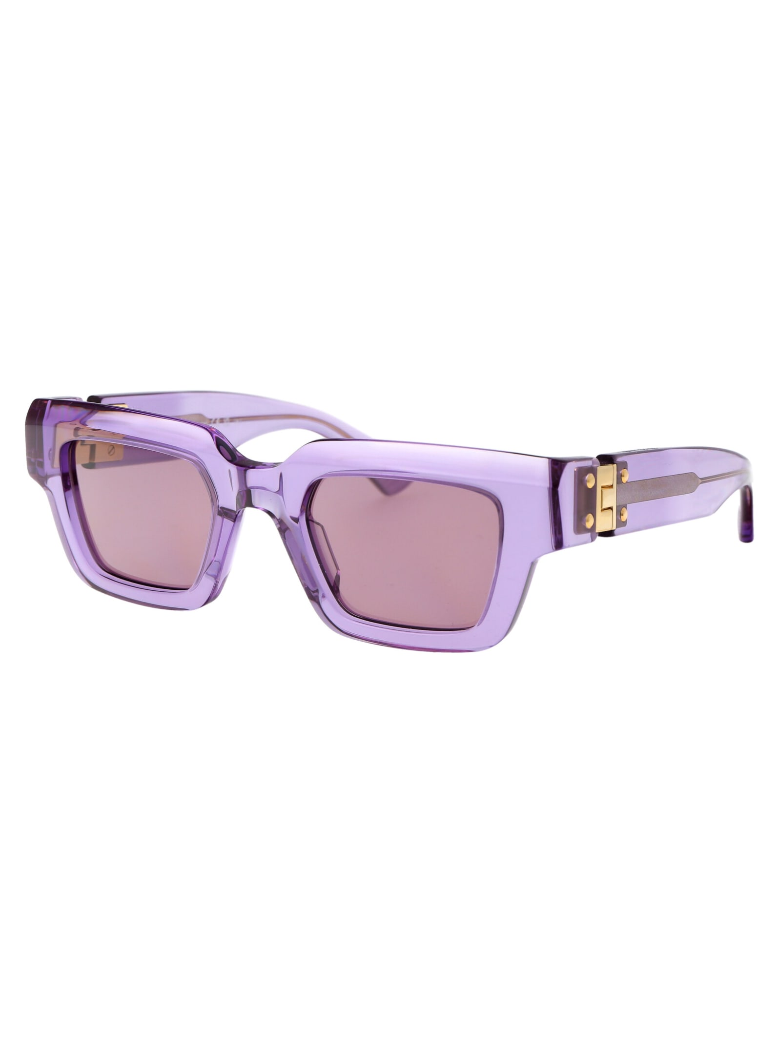 Bottega Veneta Bv1230s Sunglasses In 003 Violet Violet Violet