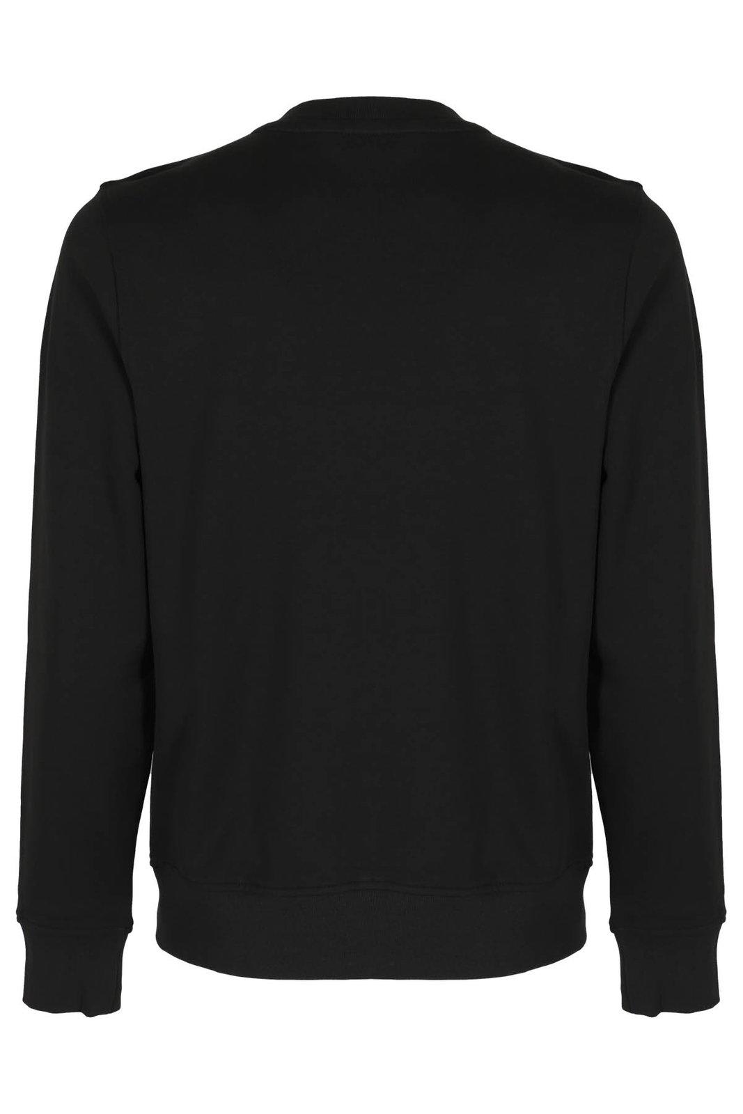 Shop K-way Logo Embroidered Baptiste Sweatshirt In Usy Black Pure