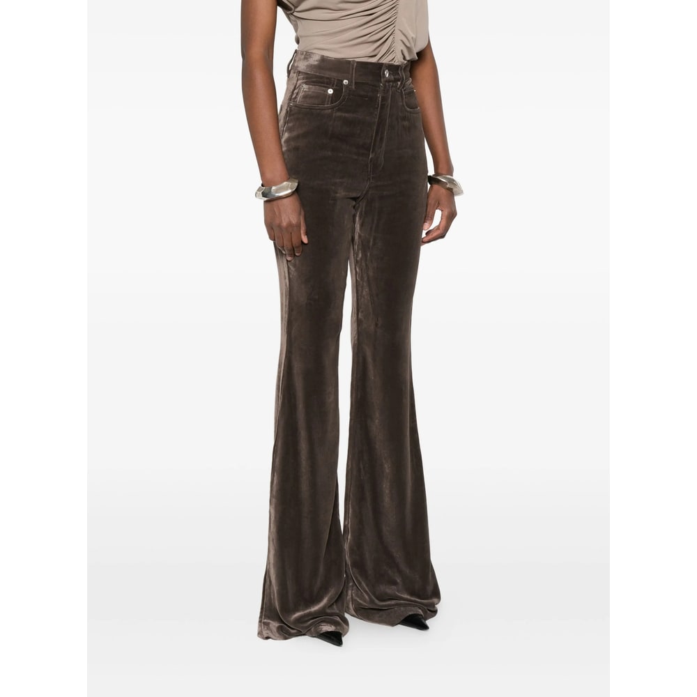 Rick Owens Pant In Brown