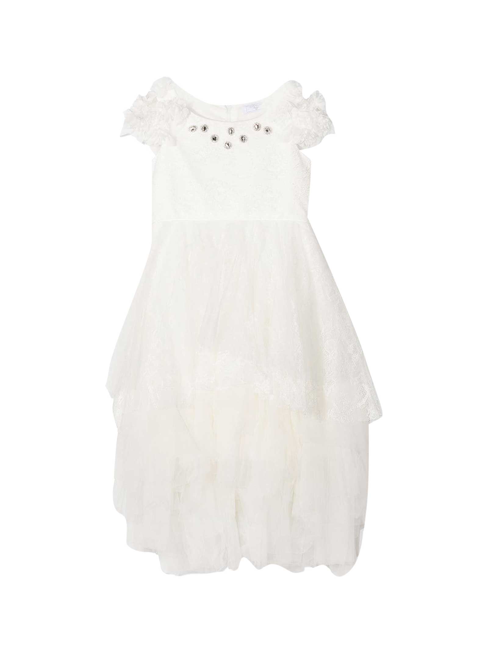 Monnalisa Monnalisa White Dress