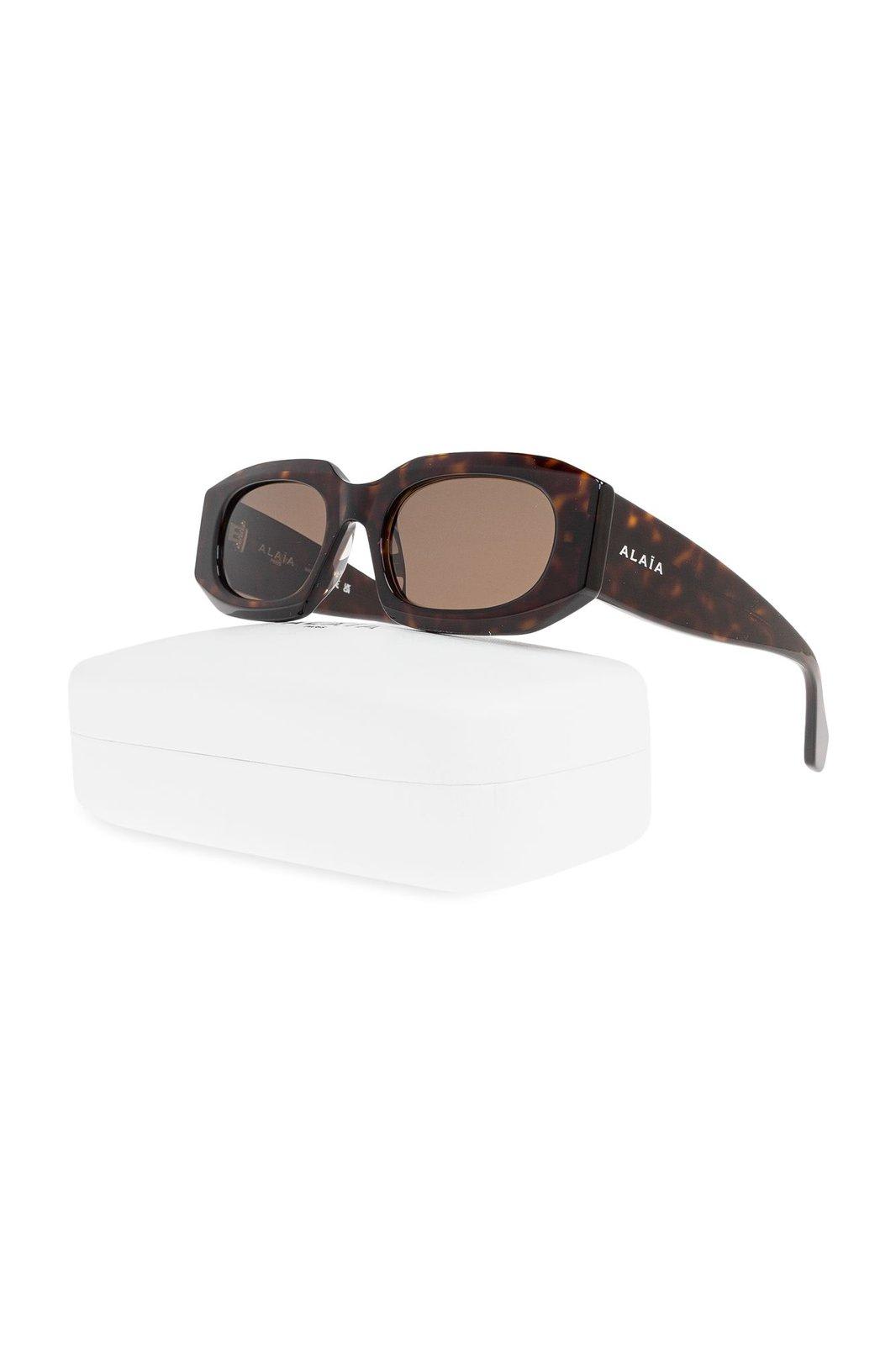 Alaïa Rectangle Frame Sunglasses
