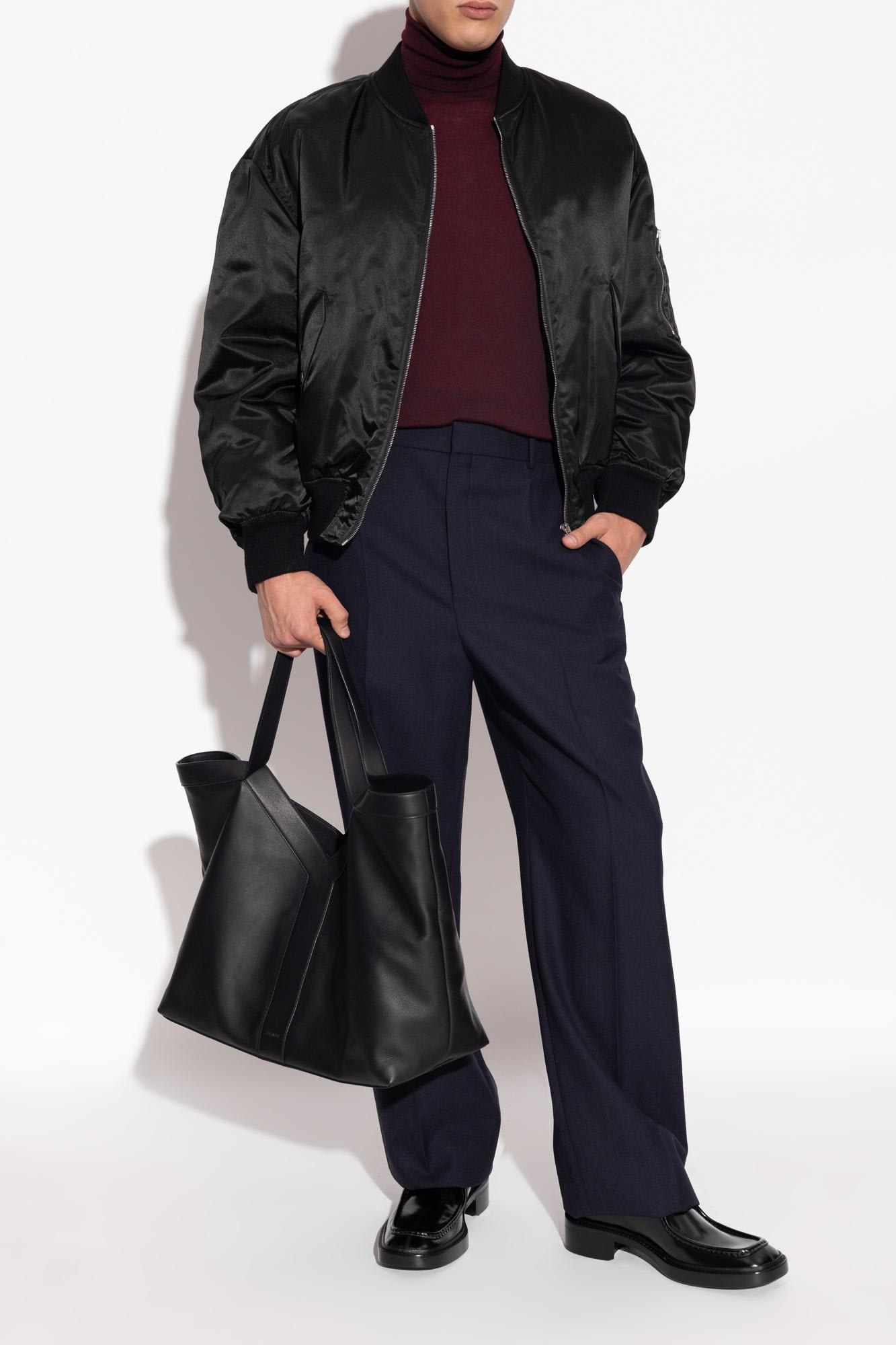 Saint Laurent Derby Loafer With Round Toe And Low Heel In Animal Print