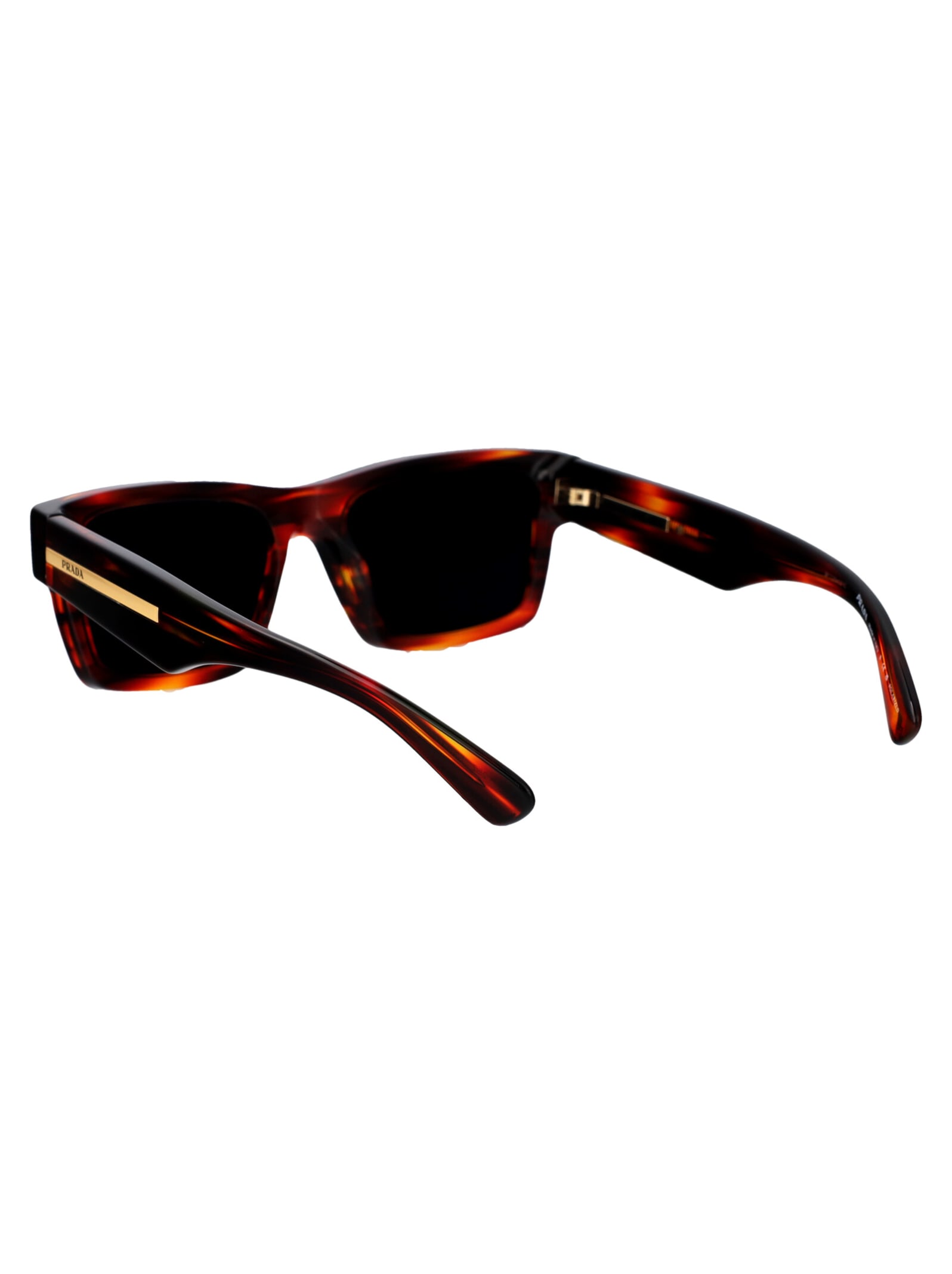 Shop Prada 0pr 25zs Sunglasses In 16s03r Striped Briar Tortoise