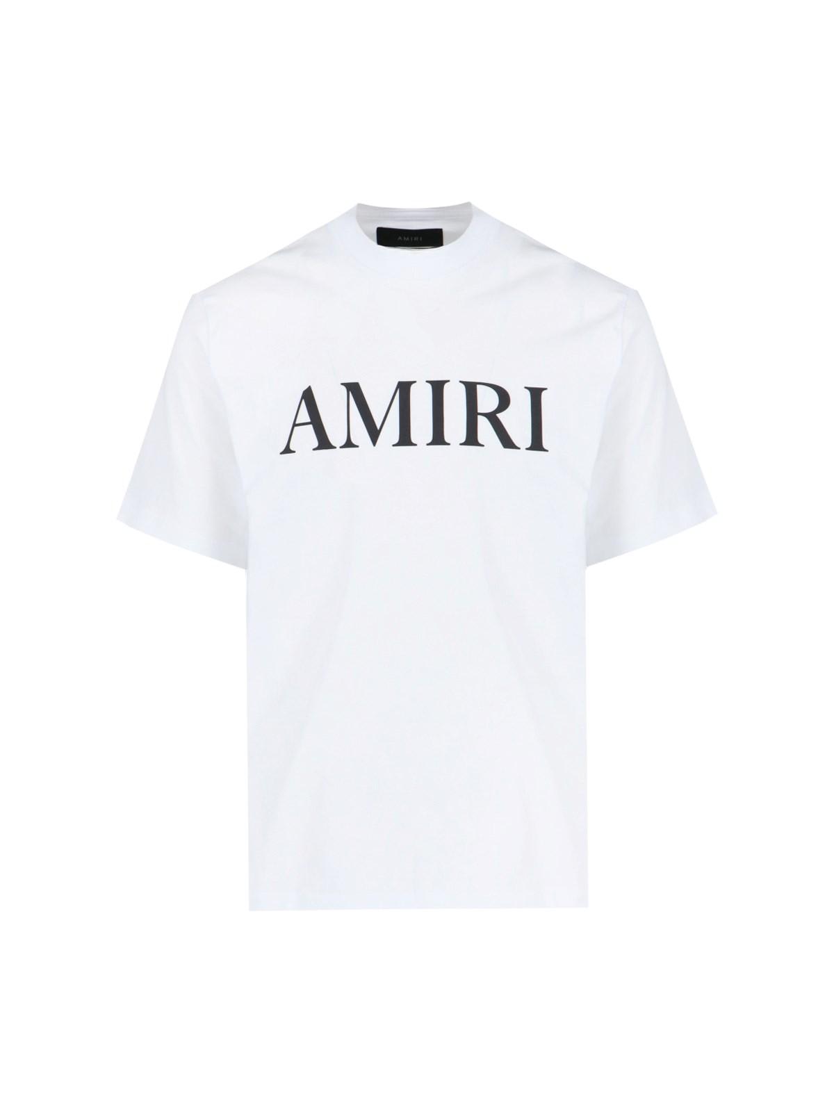 Shop Amiri Logo T-shirt In White