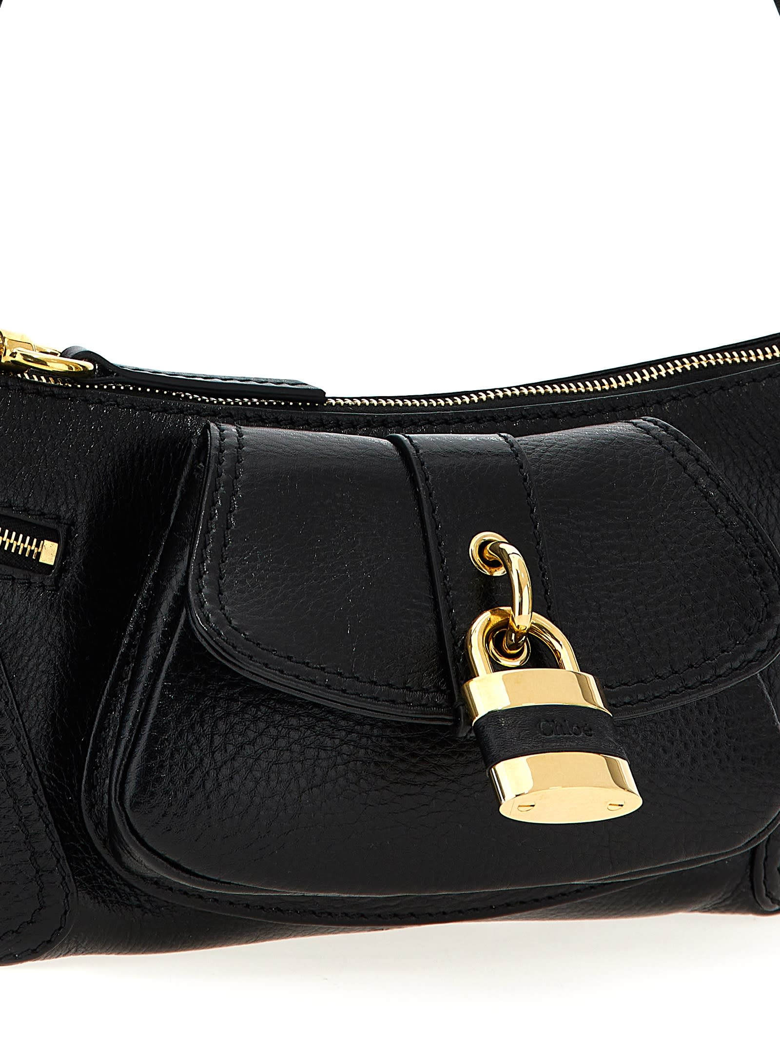 Shop Chloé The 99 Shoulder Bag In Black