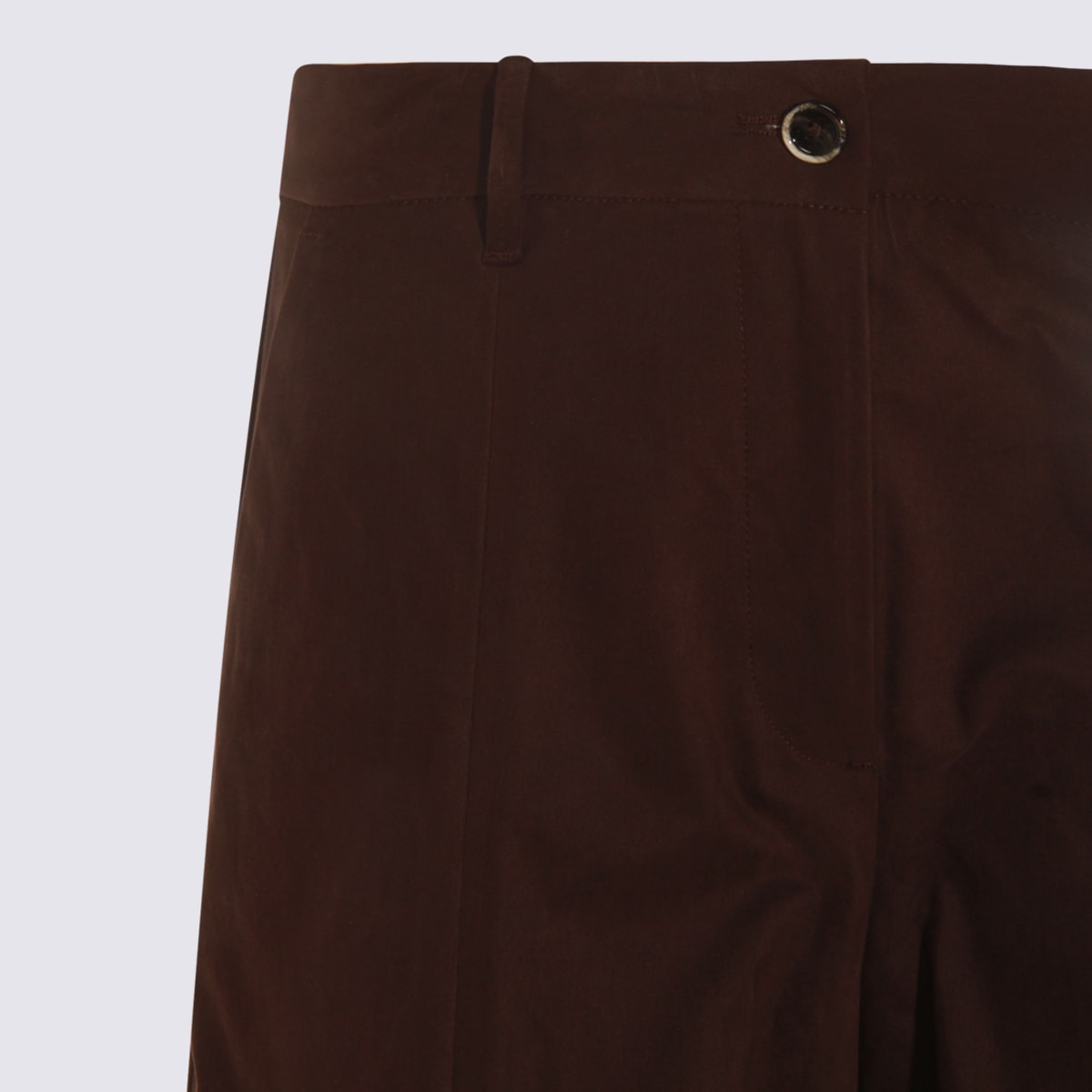 Nine In The Morning Pleated-front Trousers In Brown