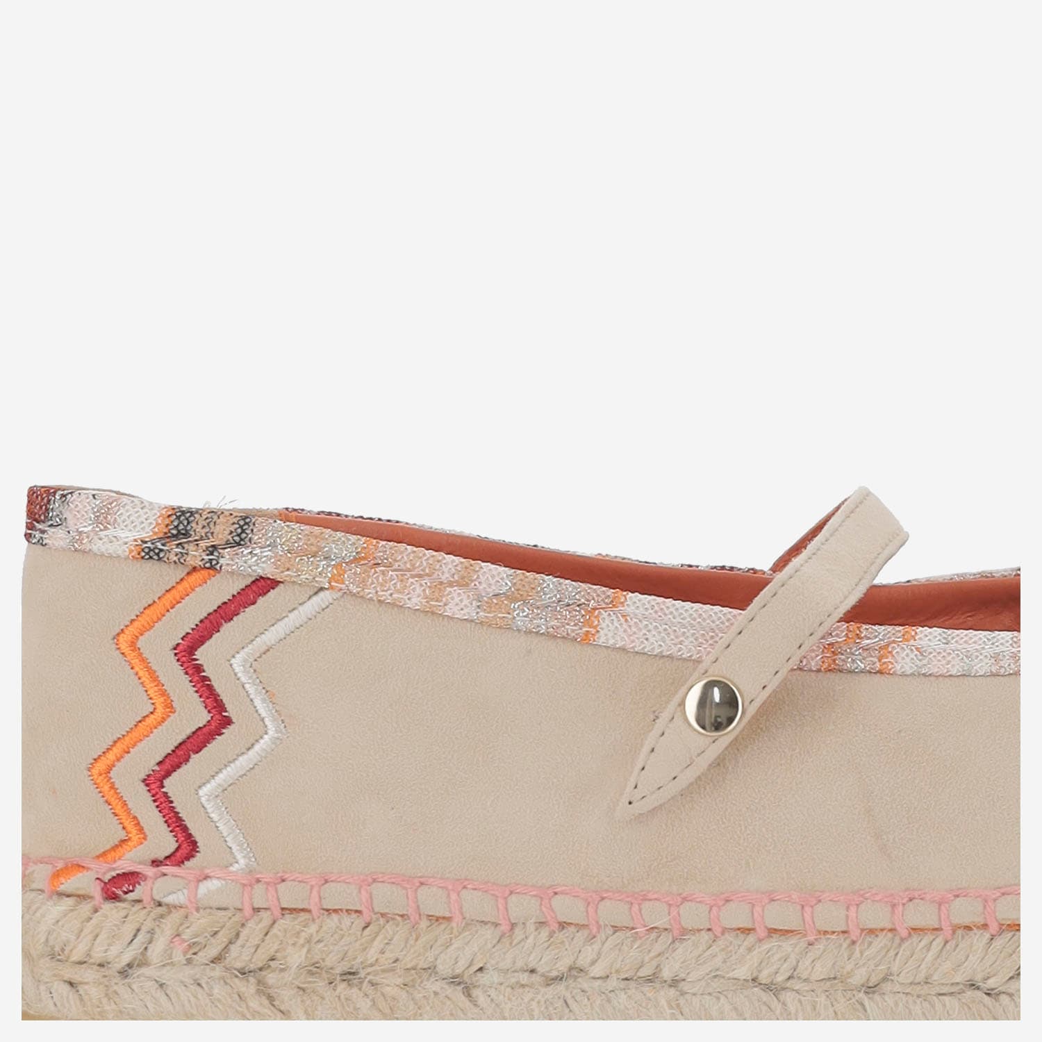 MISSONI VISCOSE-BLEND ESPADRILLES WITH ZIGZAG PATTERN