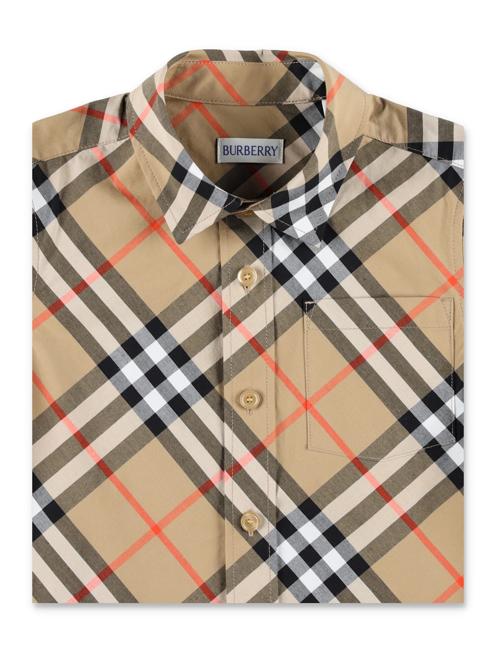 Burberry Shirt Check In Sand Ip Check