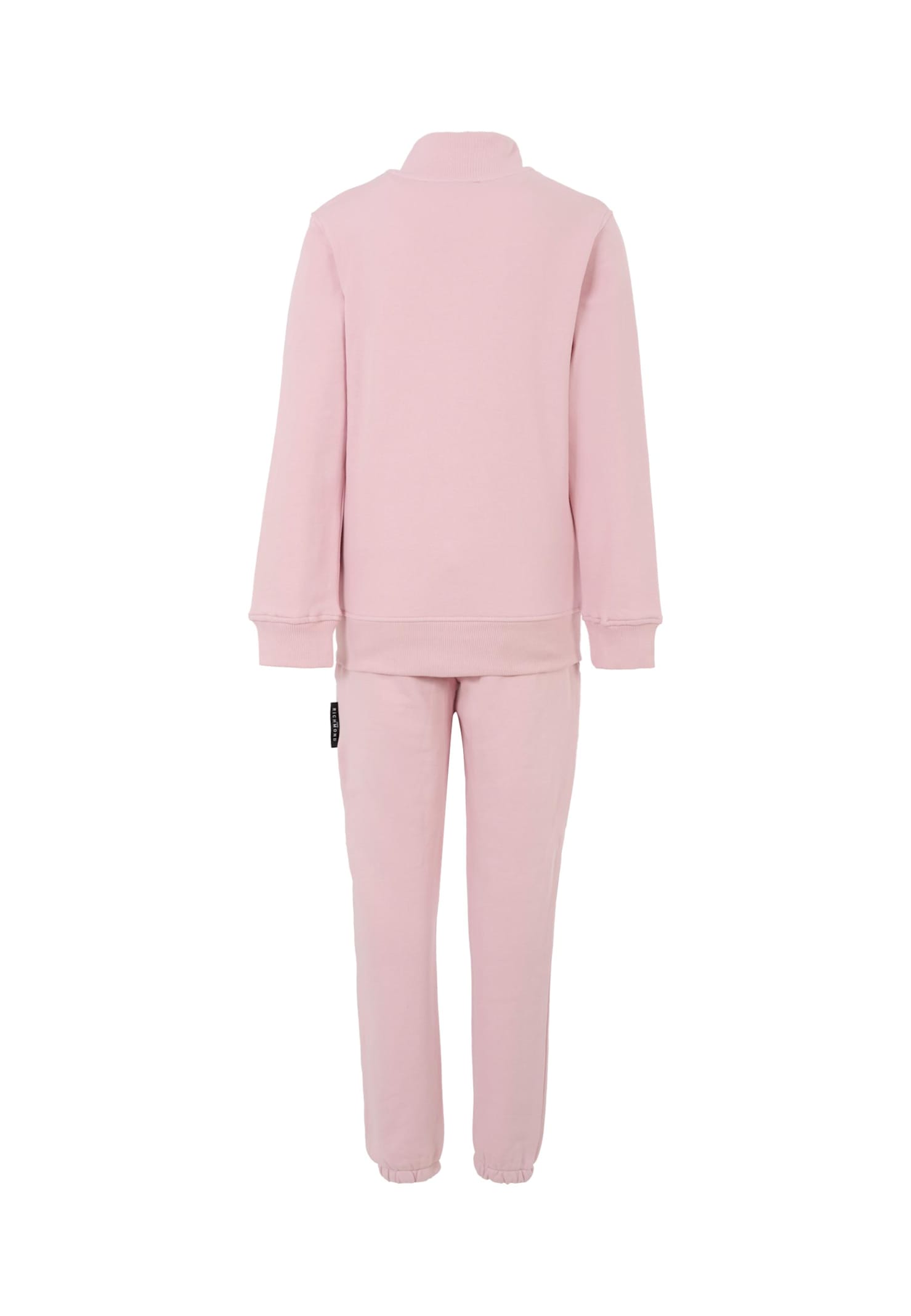 Richmond Lilac Suit For Girl With Logo In Pink