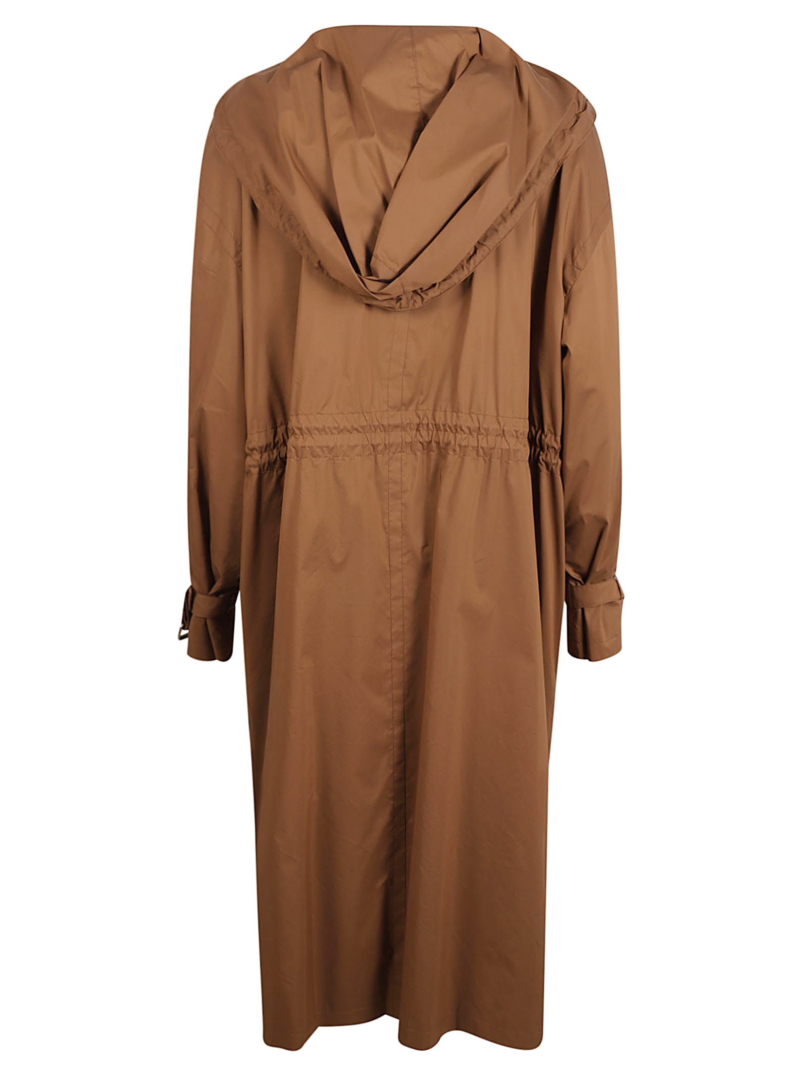 Max Mara Augusta Raincoat In Tobacco