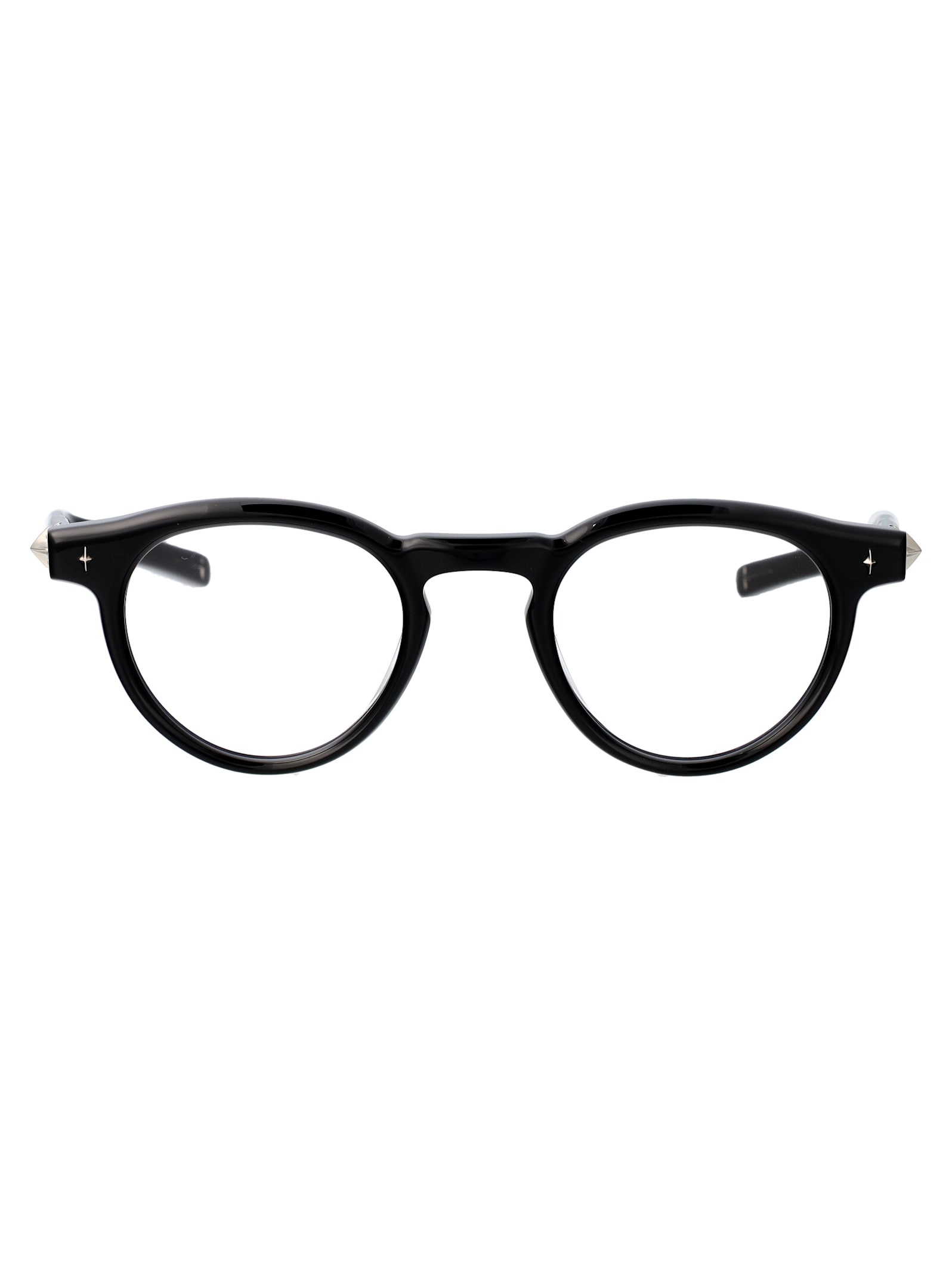 Shop Gentle Monster Ron Glasses In 01 Black