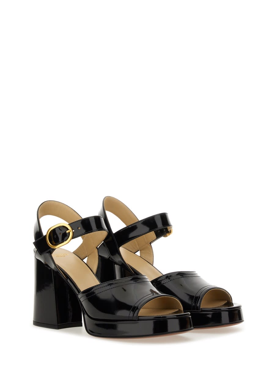 Valentino Fawcette Platform Sandal In Black