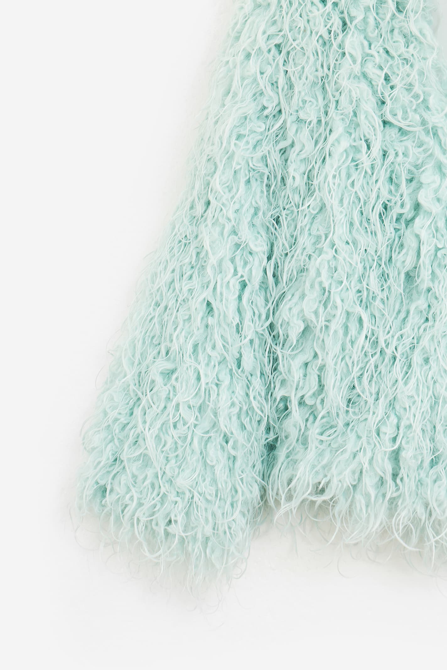 Forte Forte Wave Faux-fur Jacket In Blue