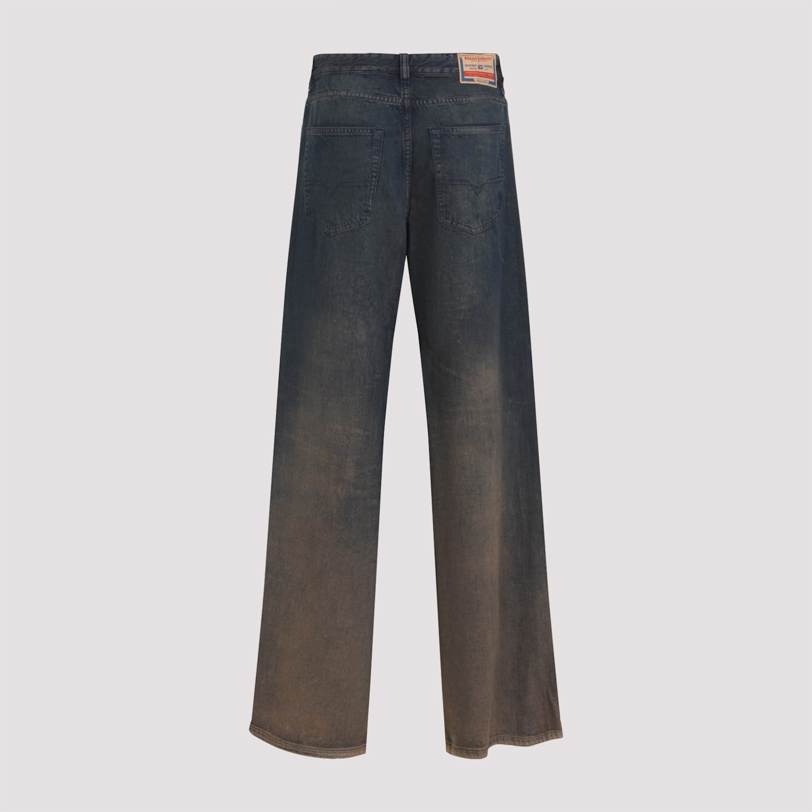 Diesel 1996 D-sire Jeans In Medium Blue With Faded Effect In Blue
