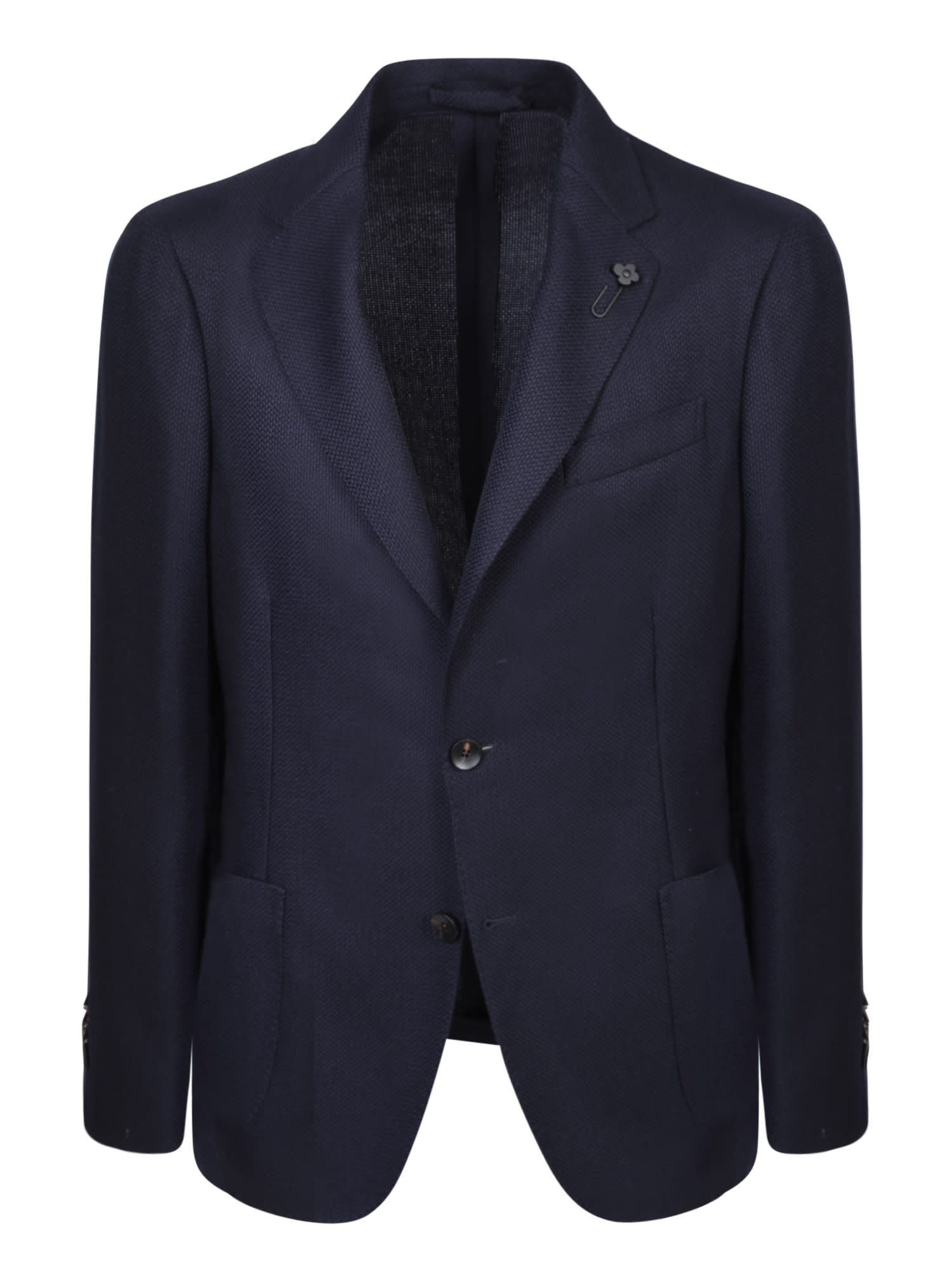 Lardini Men's Single-breasted Jacket In Blue
