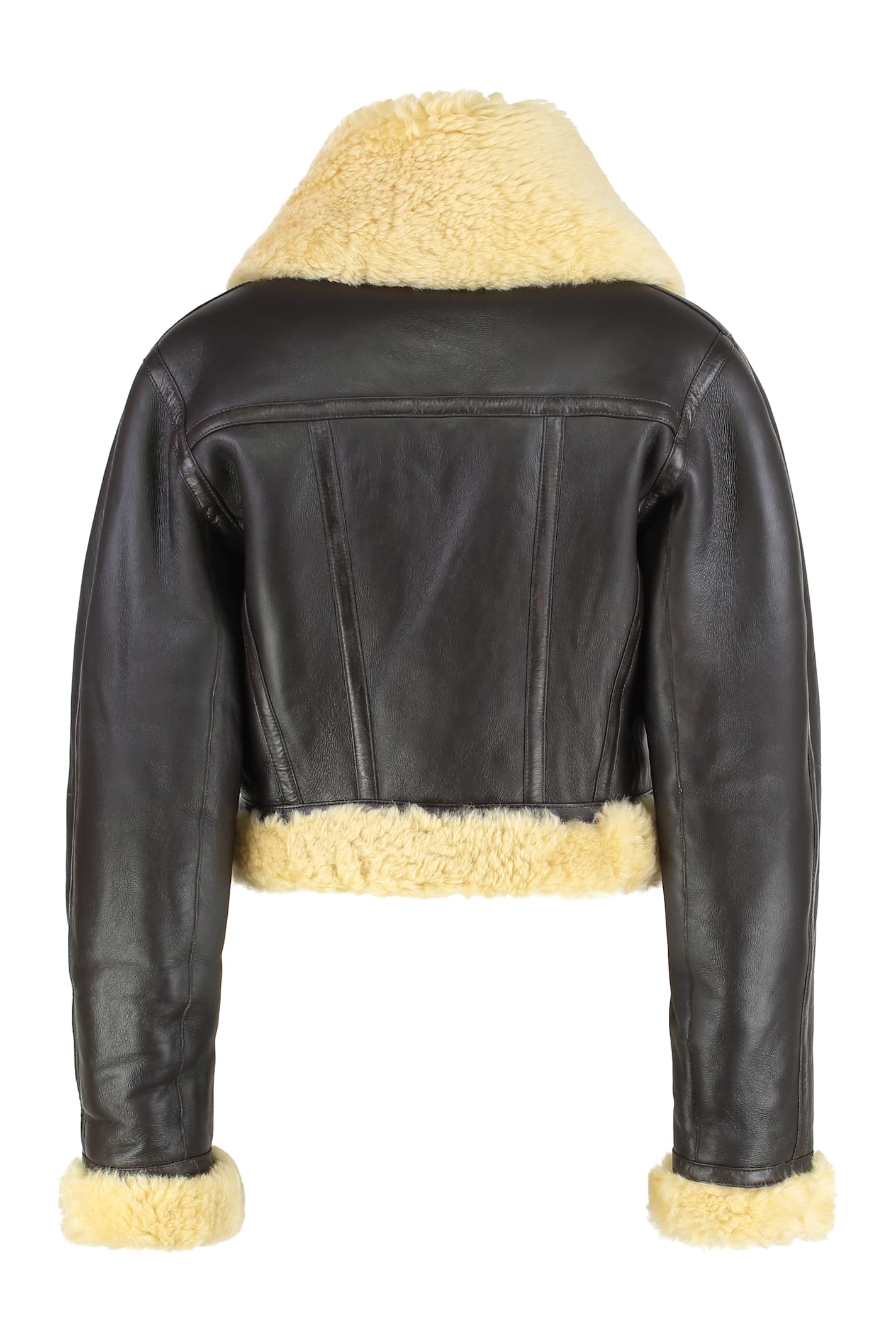 Jacquemus Aviator Jacket In Leather In Multi