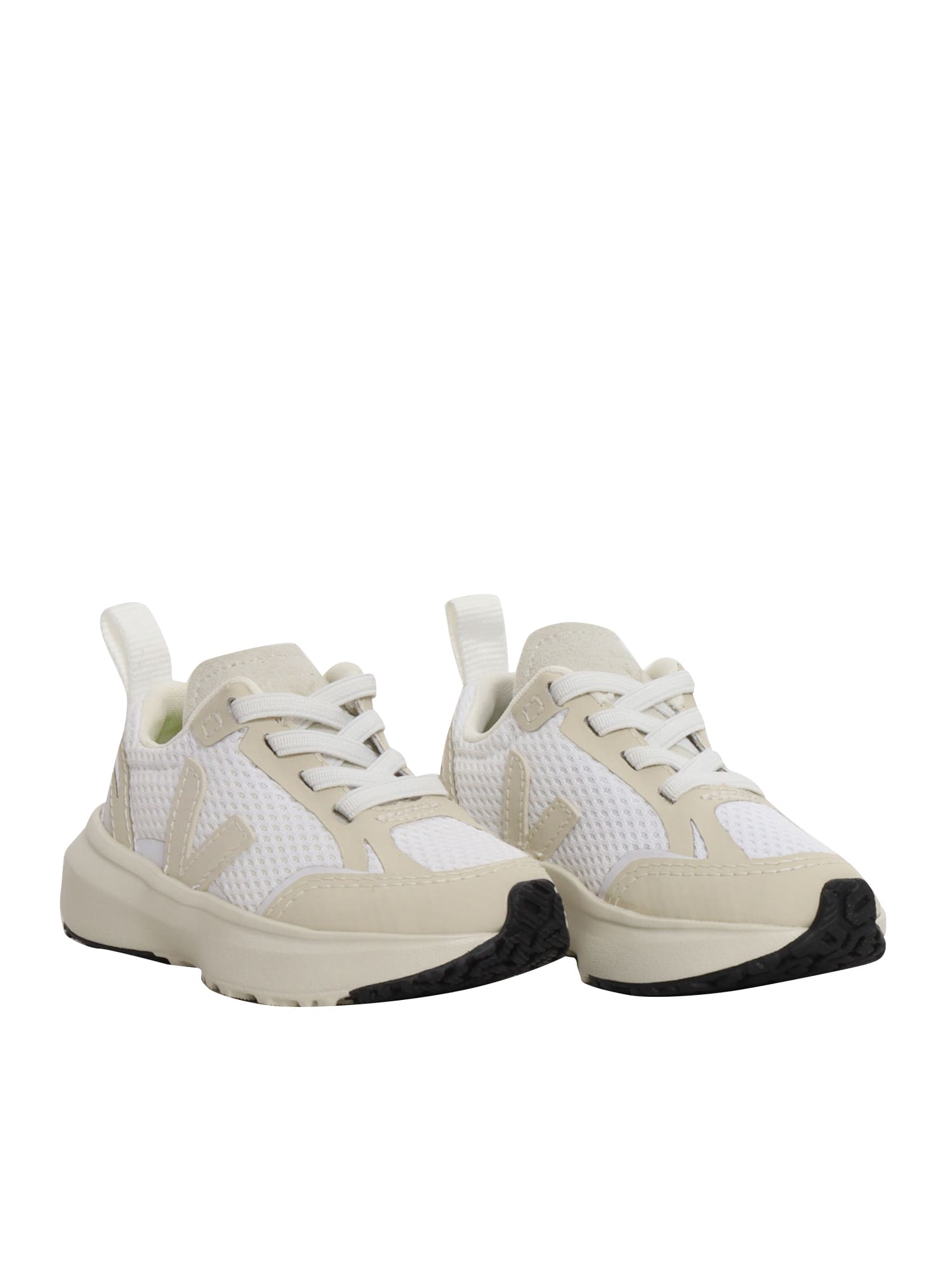 Shop Veja Beige Canary Sneaker In White