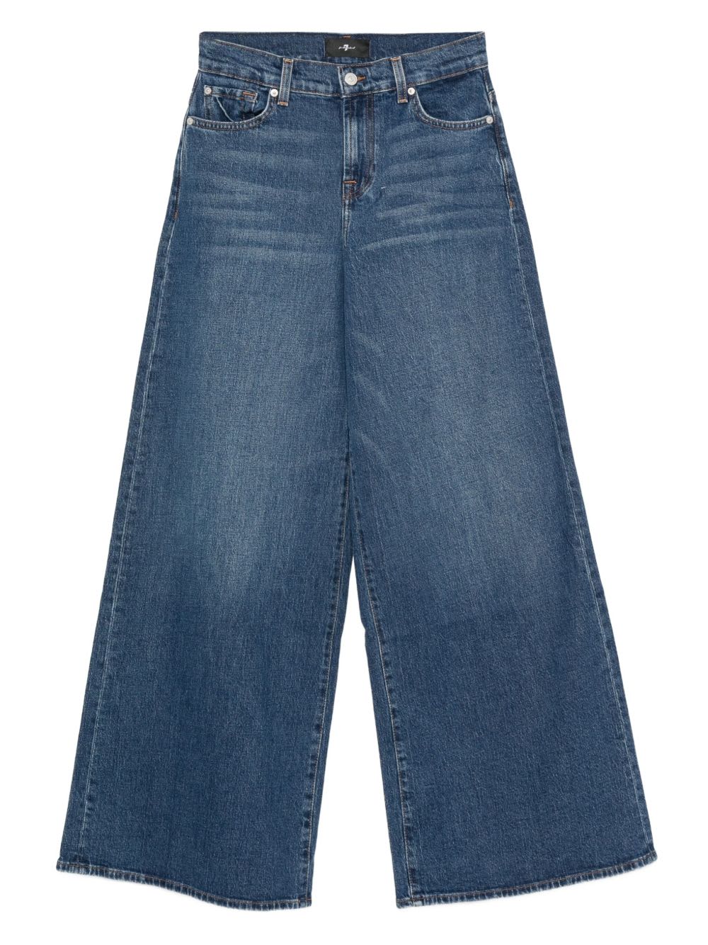 7 For All Mankind 7 For All Man Kind Blue Five-pocket Styling Button Fly In Blue