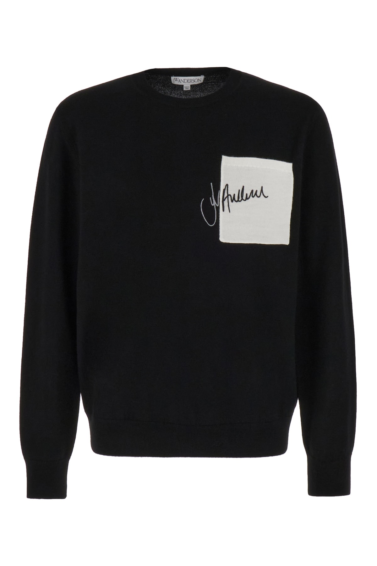 Jw Anderson Black Wool Sweater