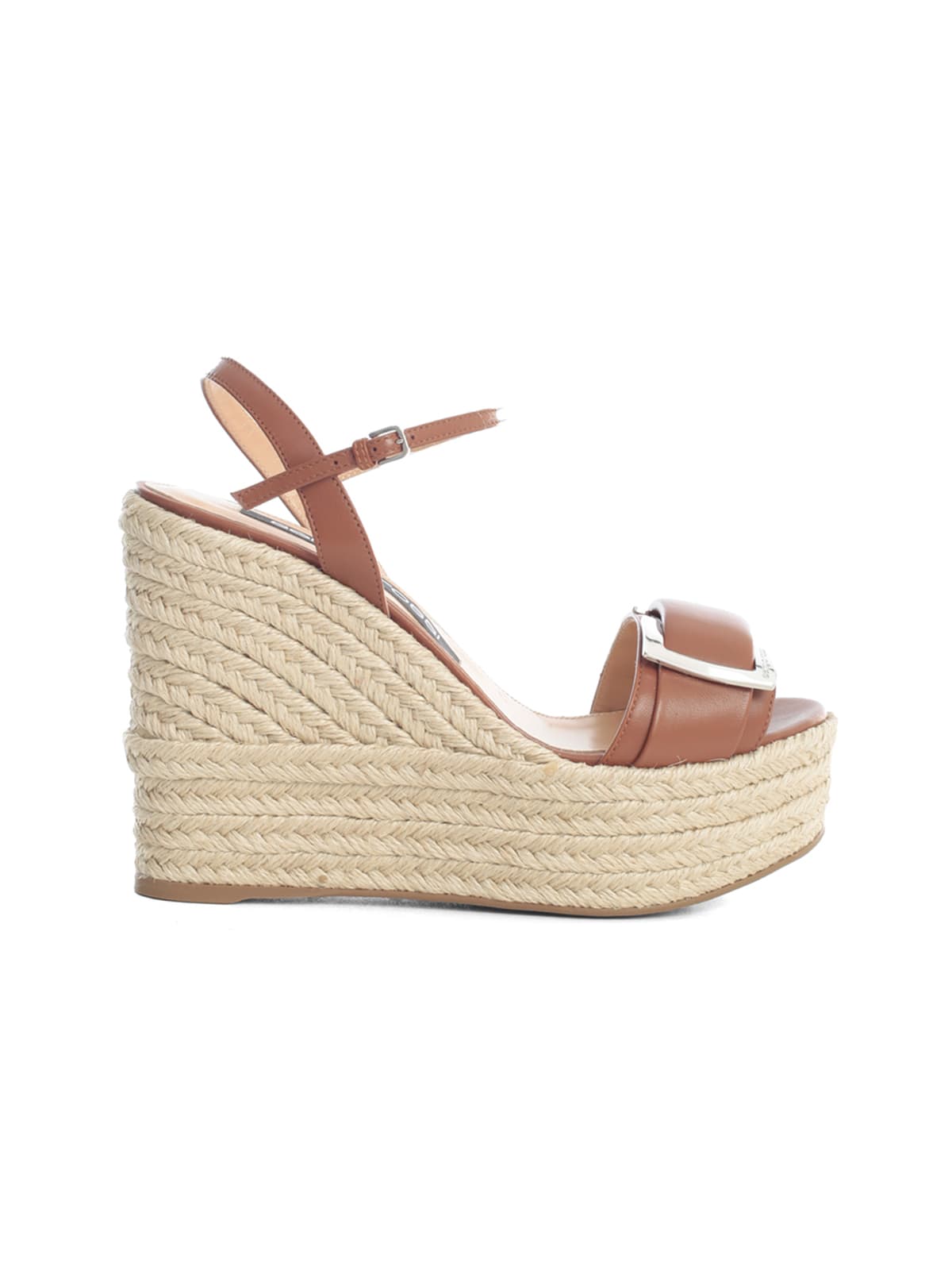Buy Sergio Rossi Wedge Sandal W/buckle online, shop Sergio Rossi shoes with free shipping