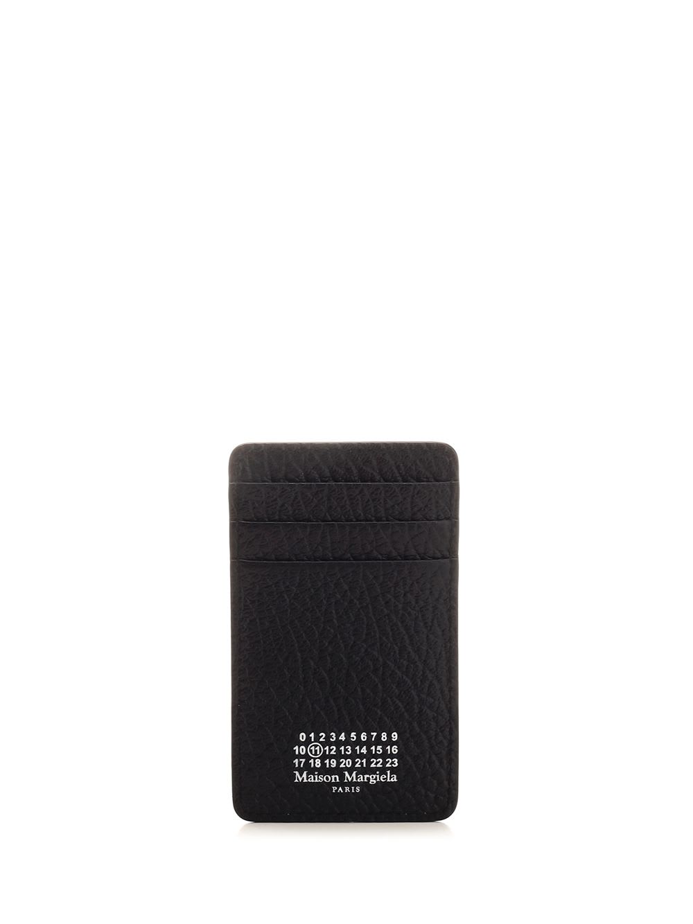 Shop Maison Margiela Four Stitches Card Holder In Black