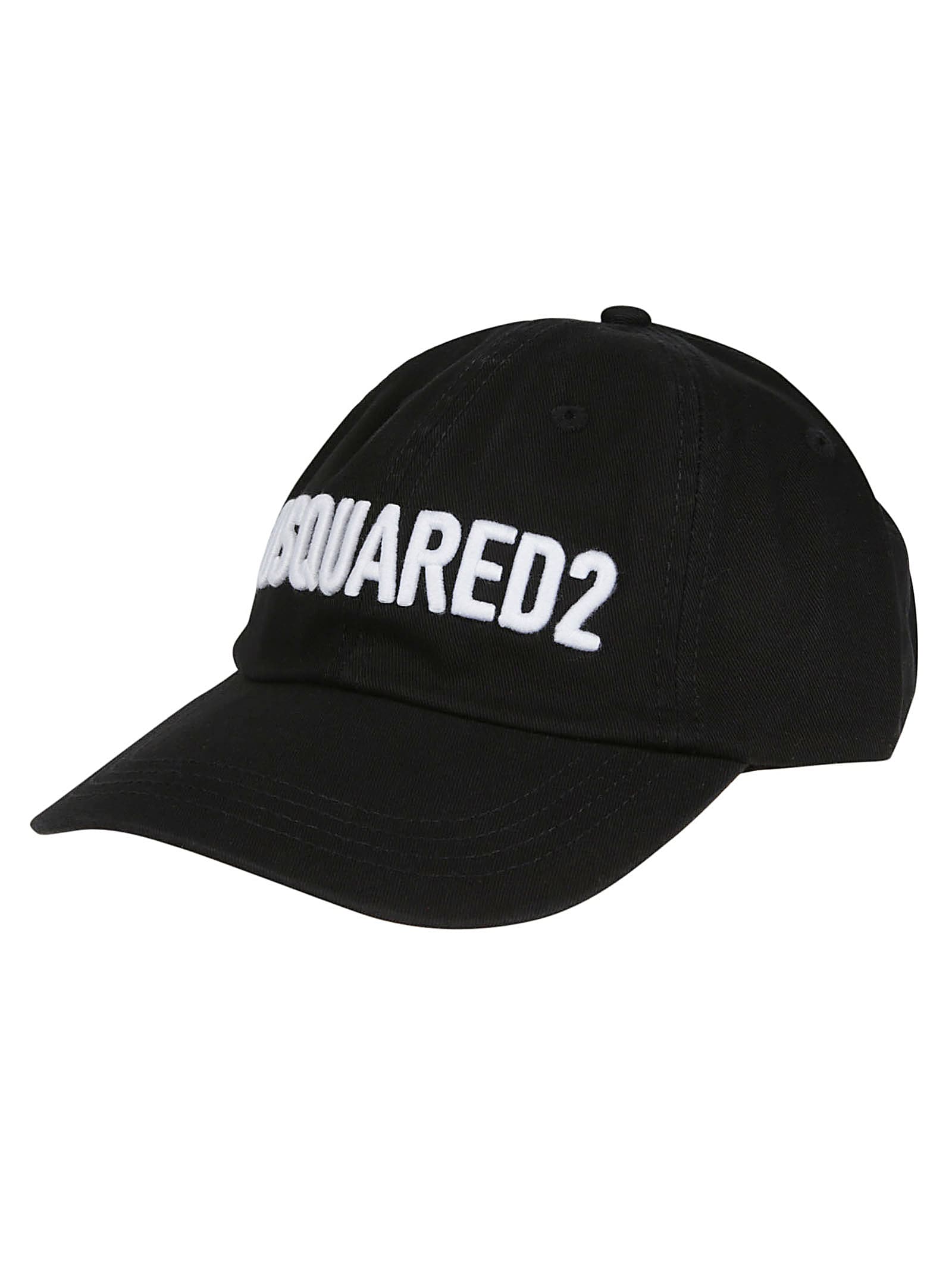 Shop Dsquared2 Technicolor Baseball Cap In Nero/bianco