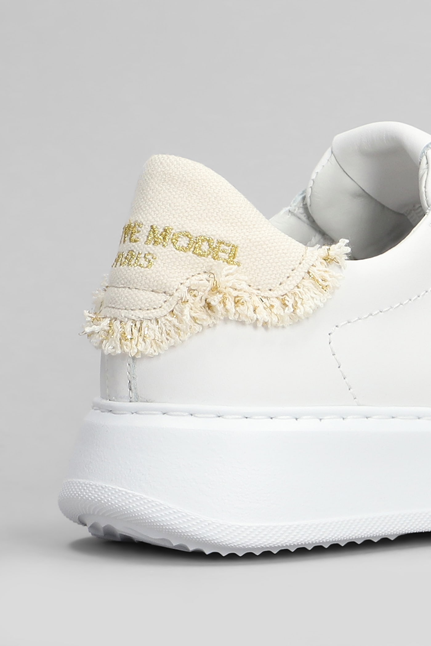 Philippe Model Temple Low Sneakers In White