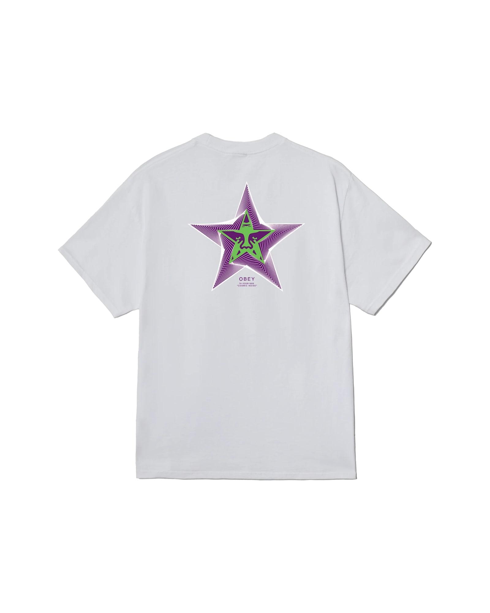 Obey Cropped Icon Tee In White