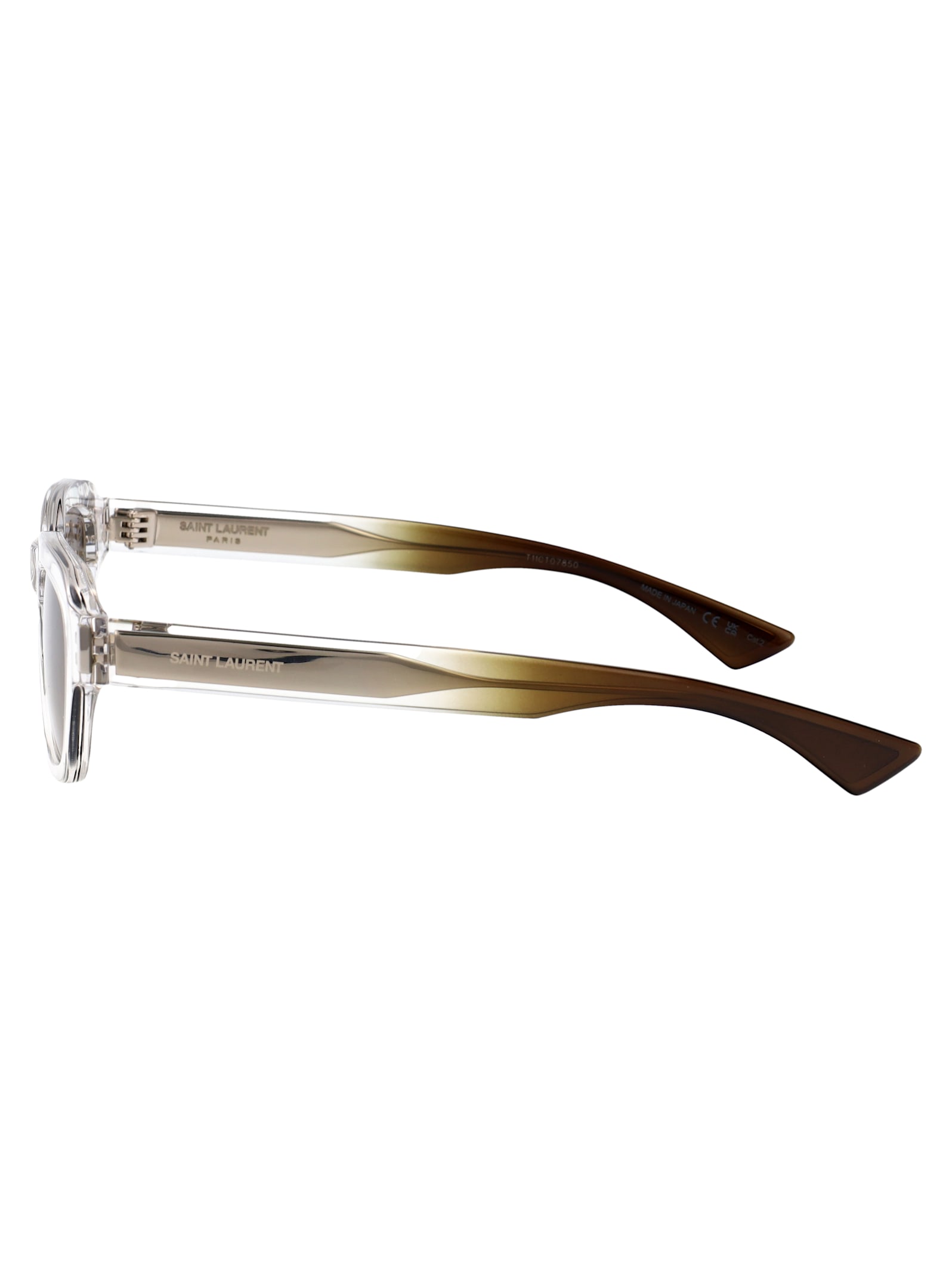 Saint Laurent Sl 791 004 Sunglasses In Transparent