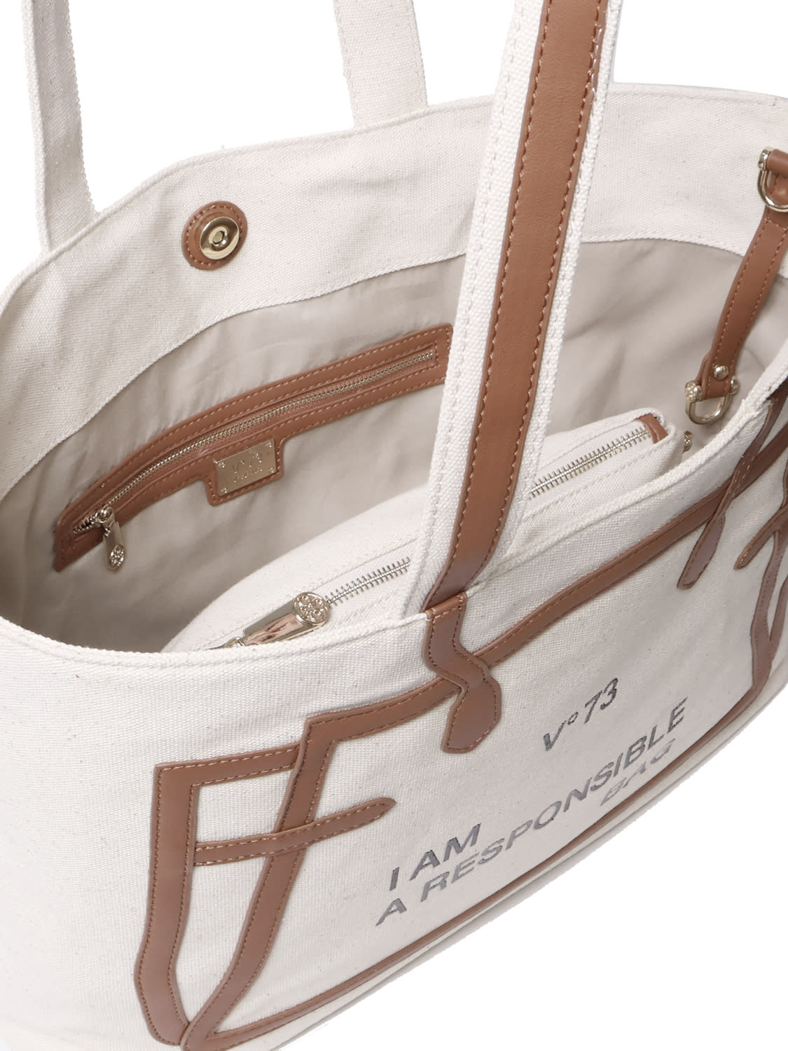 V73 TOTE BAG I AM RESPONSIBLE 