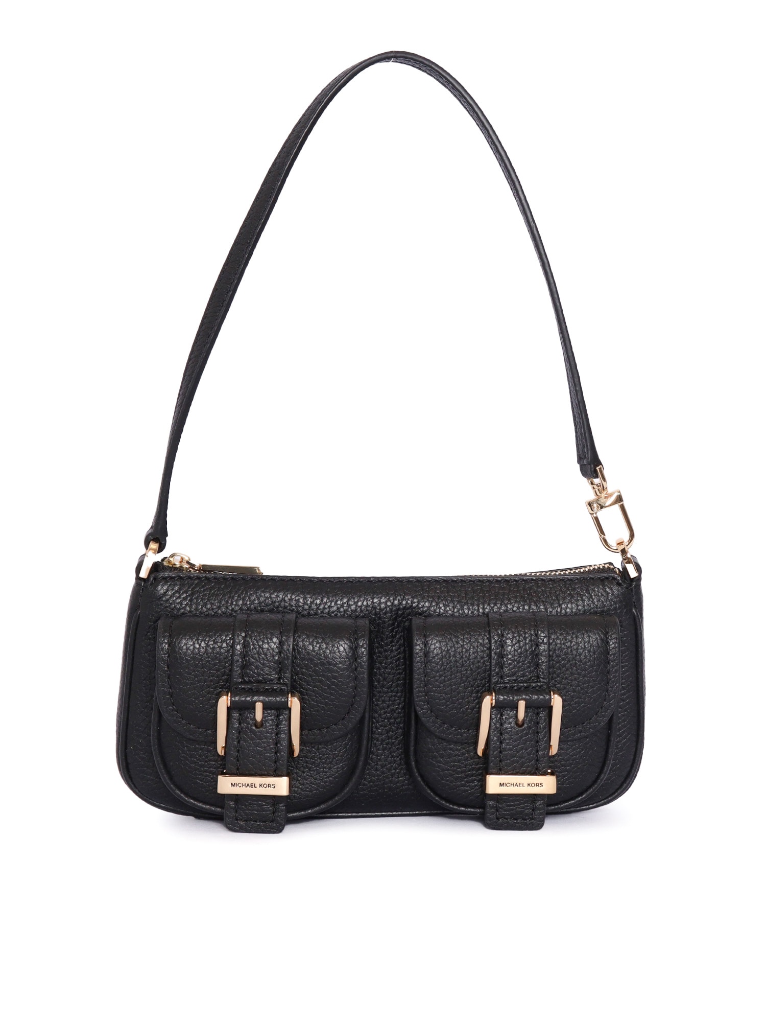 Michael Kors Zoe Sm Convertible Pouchette In Black