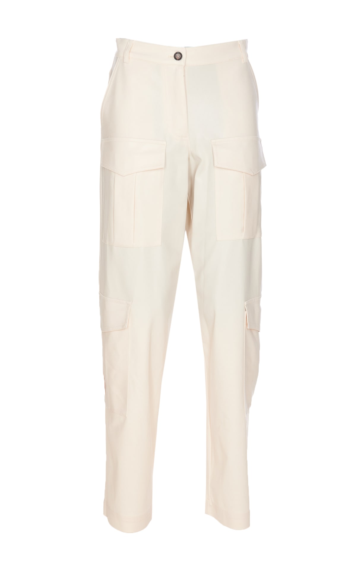 Shop Pinko Serodoli Pants In White