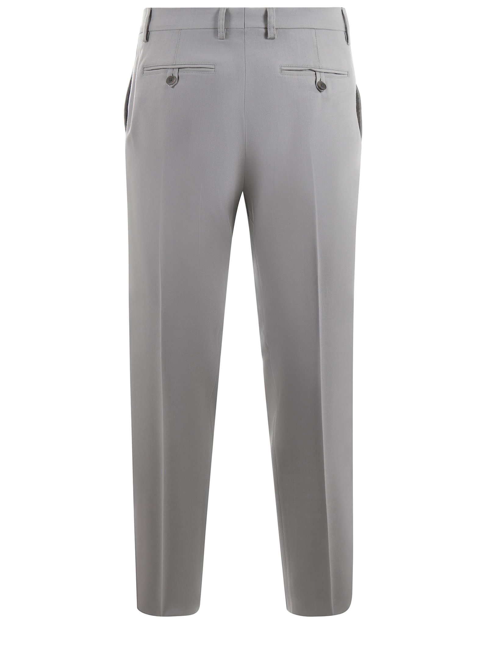 Shop Etro Trousers In Grey