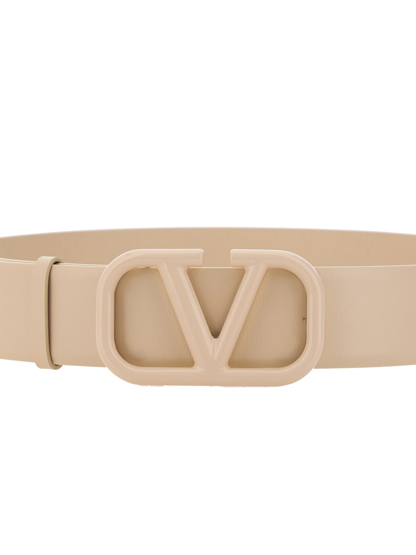 2cm v logo signature ponyhair belt - Valentino Garavani - Women