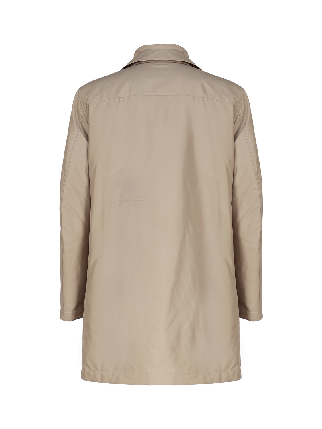 Shop Fay Waterproof Nylon Down Jacket Coat In Cammello