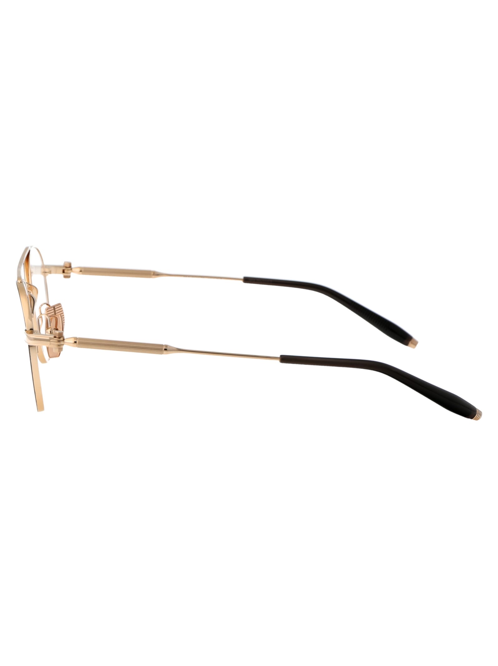 Shop Akoni Mercury Glasses In White Gold-black Enamel W/black Crystal