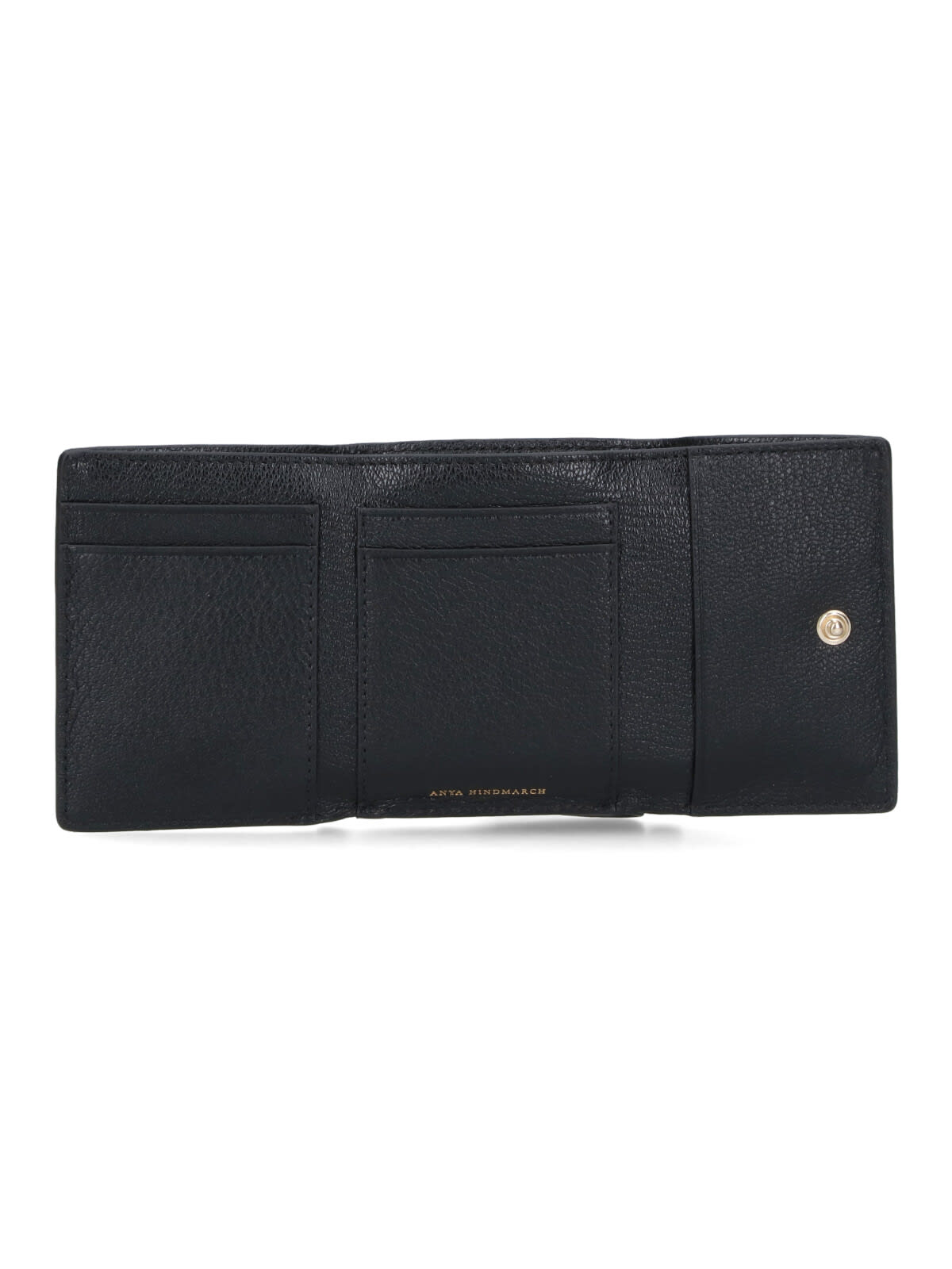 Anya Hindmarch Tri-fold Wallet Eyes In Black
