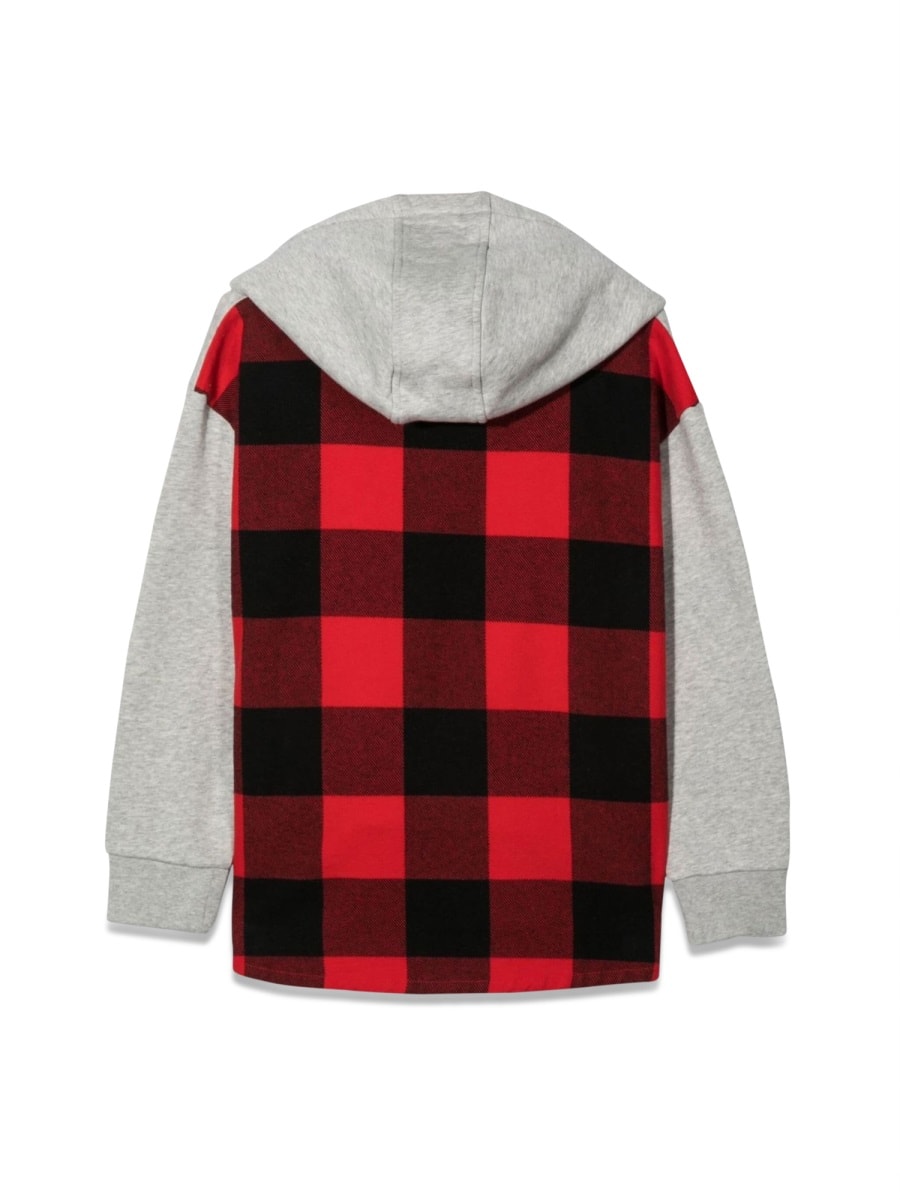 Woolrich Check Sweatshirt In Grey
