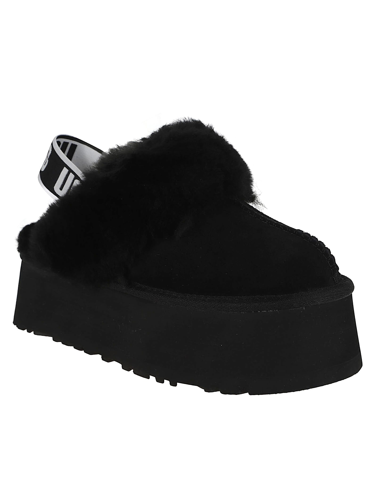 Ugg W Funkette Slipper In Black