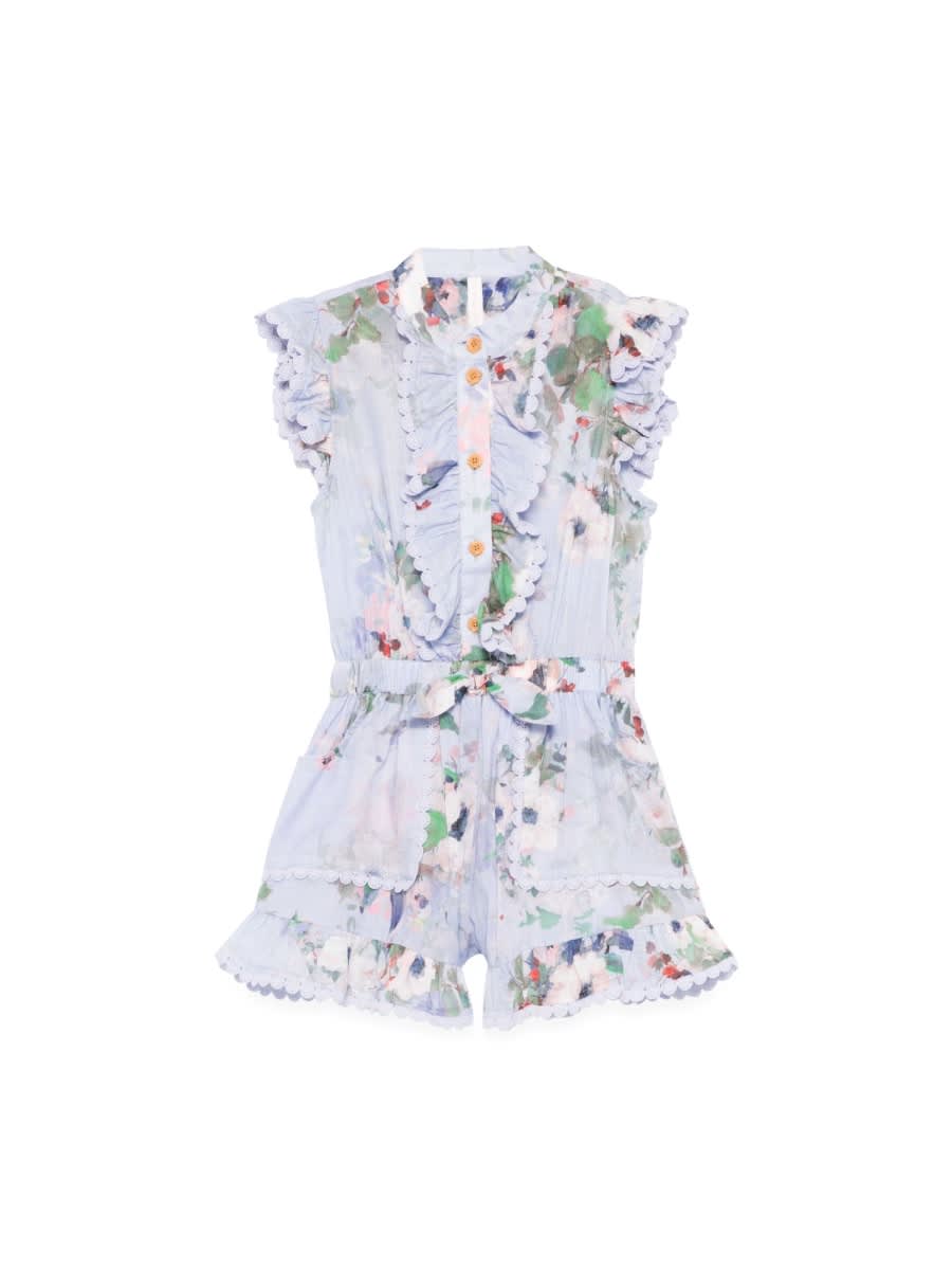 Zimmermann Tuta Con Motivo Floreale In Multicolour