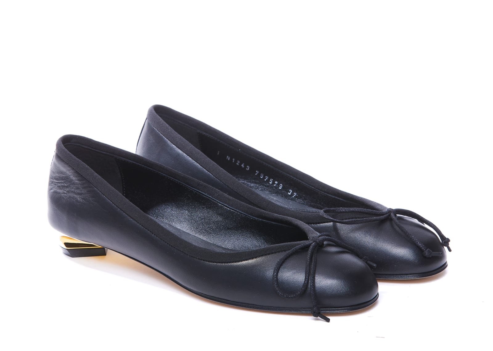 Shop Alexander Mcqueen Armadillo Ballets In Black