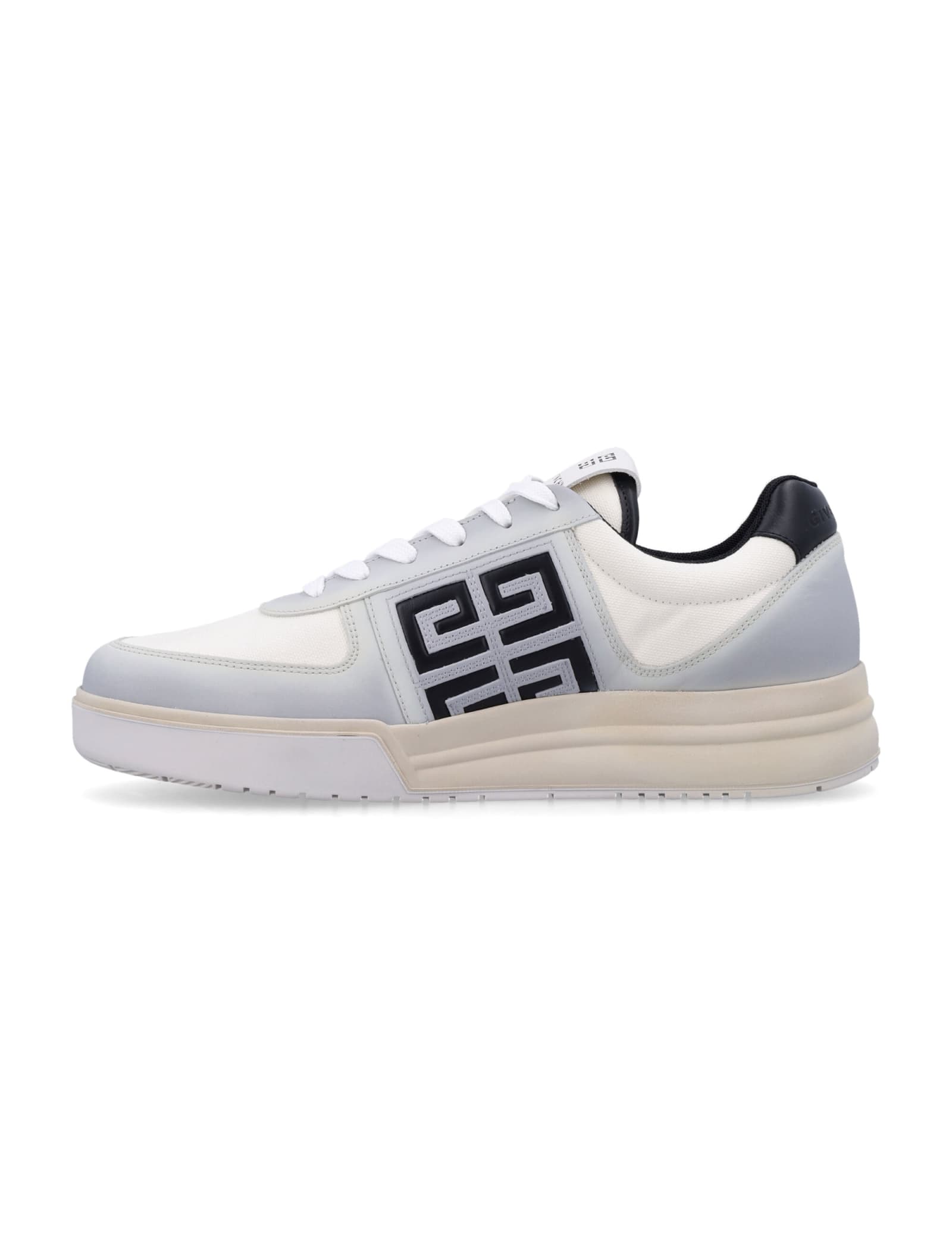 Shop Givenchy G4 Low-top Sneakers In White Black