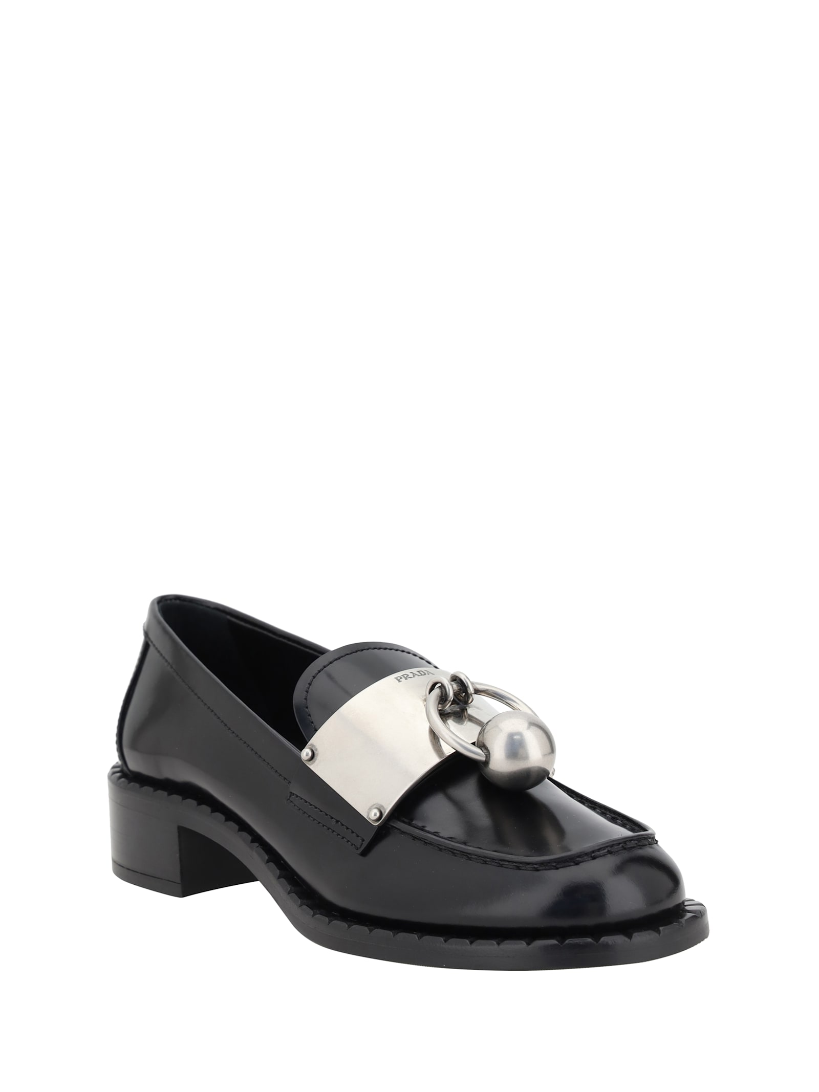 PRADA LEATHER LOAFERS