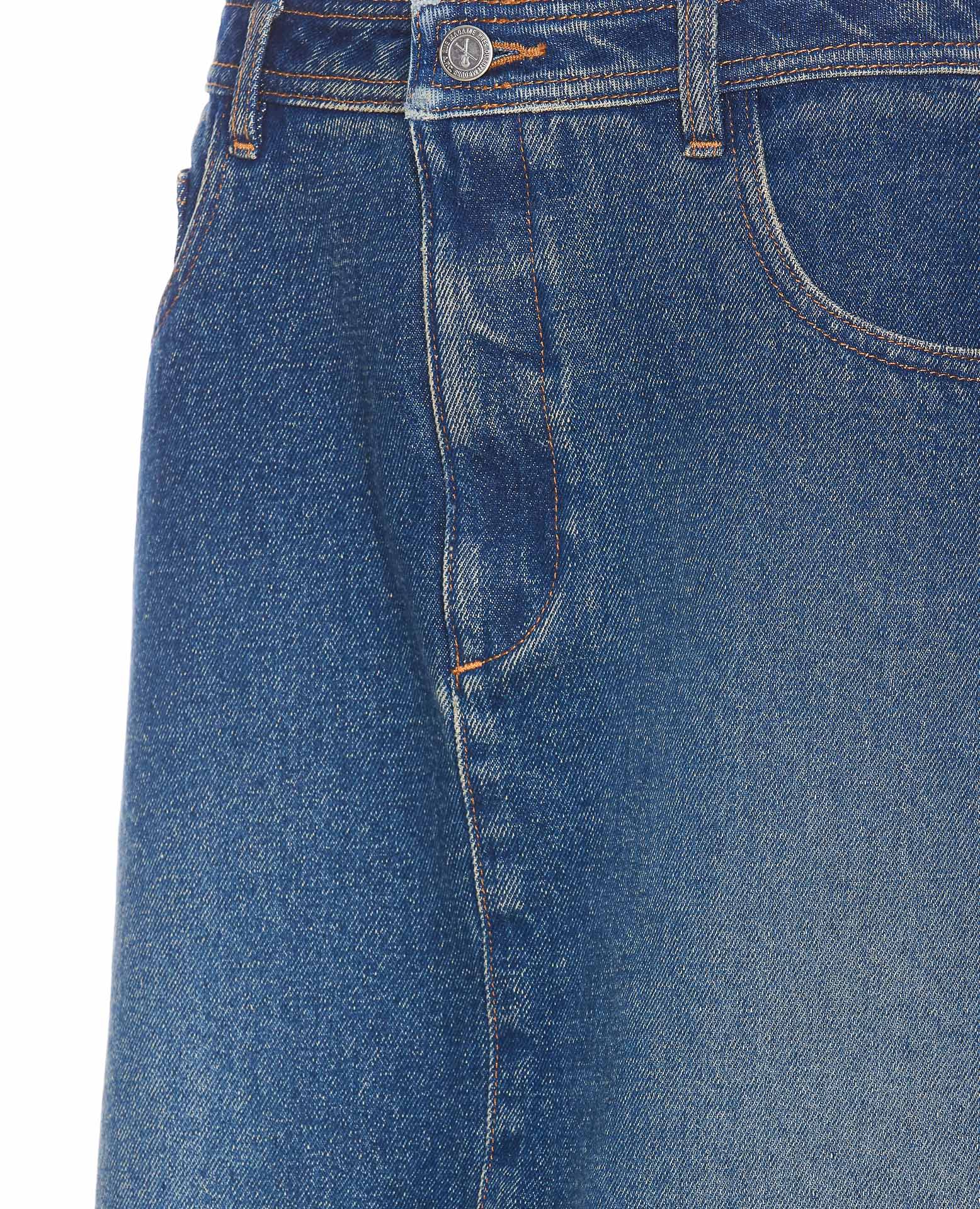 Apc 'georgia Denim Midi Skirt In In Blue
