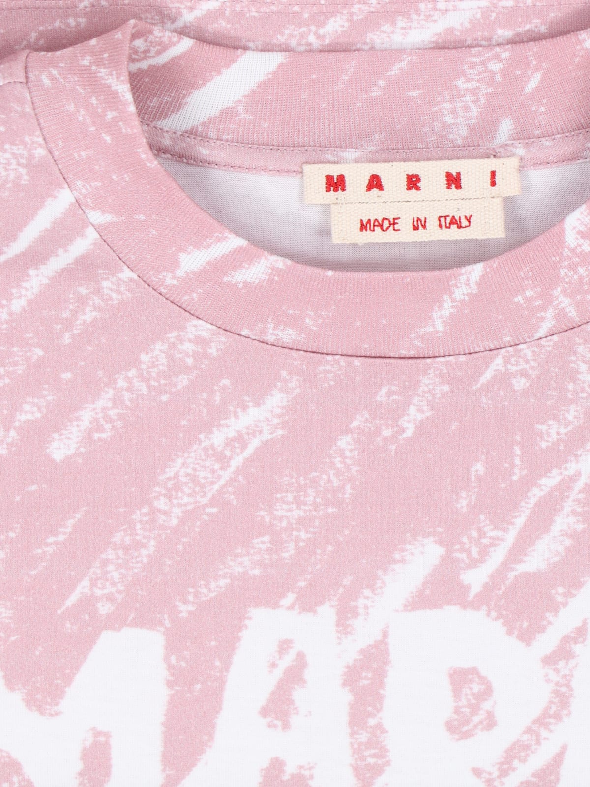 MARNI LOGO CROP T-SHIRT 